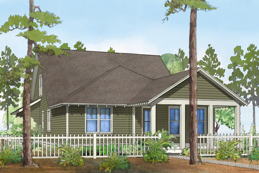 This Coral Bean revised plan offers 2,450 square feet, 4 bedrooms, and 4.5 bathrooms. This plan features wood flooring throughout, Quartz countertops throughout, LED under-cabinet lighting in kitchen, Please verify builder-chosen upgrades/options with sales agent. The Watersound Origins community is a wonderful neighborhood full of amenities including the village commons pool and fitness center, miles of nature trails, dock access to Lake Powell, unlimited golf, and much more!