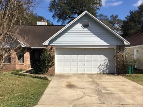 Bank owned. This home is located in the lovely Indigo Village subdivision and is close to military bases, shopping, and schools. Home is in need of work inside and out. However, home does come complete with 1,352 square feet of living space, split floor plan, cathedral ceilings, three bedrooms, two full bathrooms, and a two car garage.