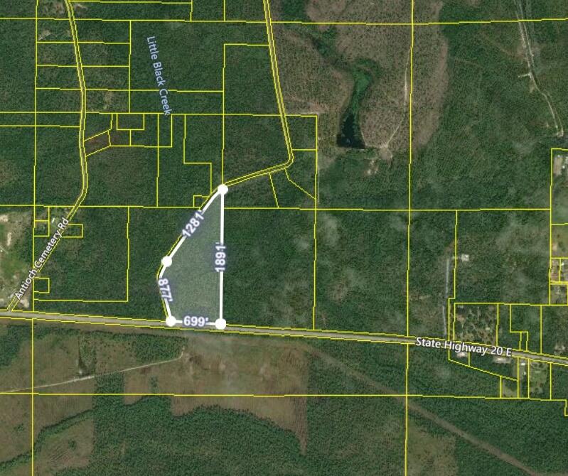 Just under 700 frontage feet on State Highway 20 East.  Seller is flexible and will owner finance with the right offer. Numerous use possibilities for this property and seller will sell all or part. Buyer to verify all information pertinent to buyers intended use.