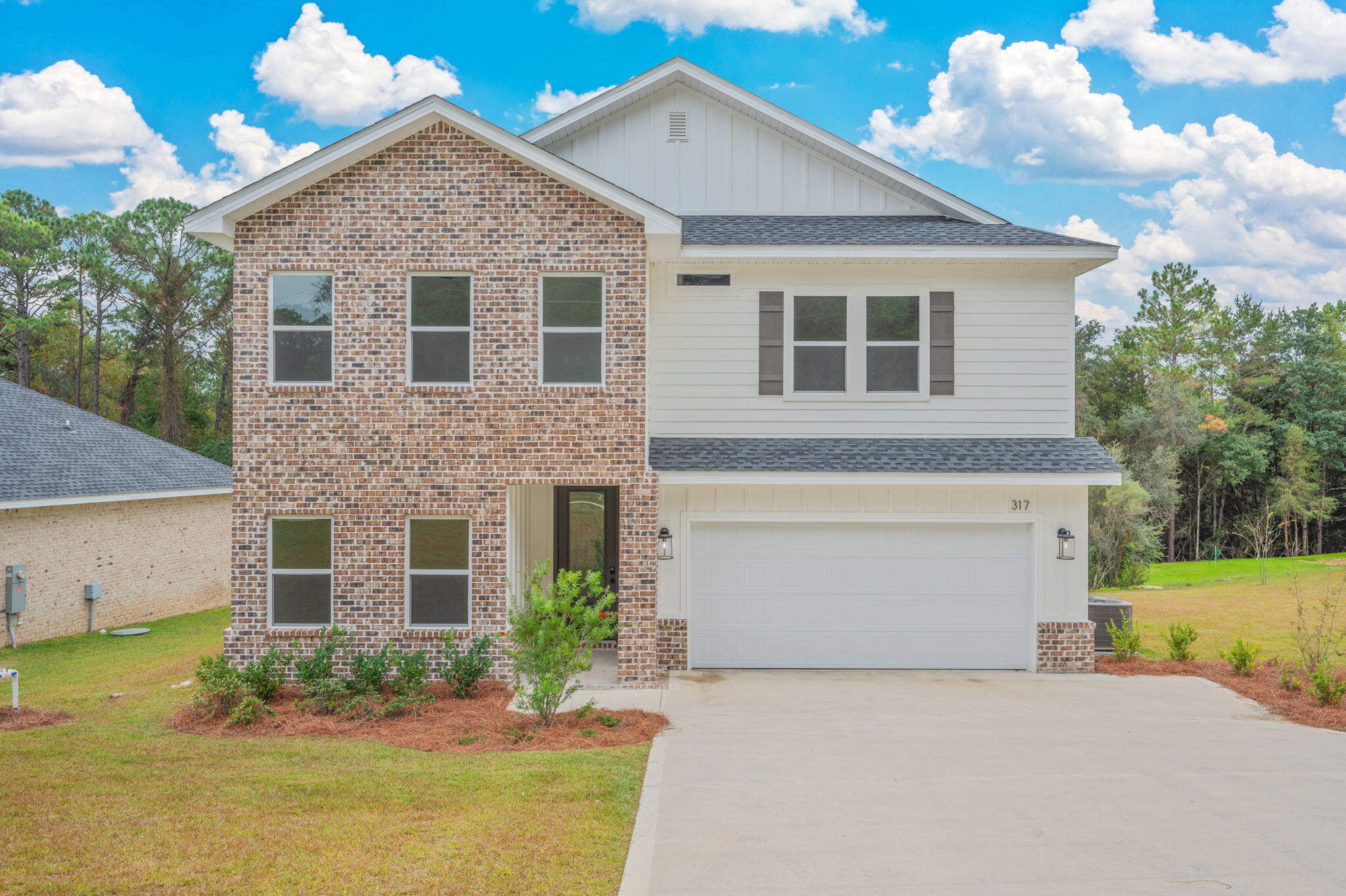 Welcome to this stunning 5-bedroom 3-bathroom home in the heart of South Crestview. Step inside this newly finished brick-and-Hardie exterior home with an open floor plan designed for effortless living and entertaining. The bright, airy living area flows seamlessly into a modern kitchen ideal for gatherings of any size. Highlights include a Tankless Rinnai water heater and quality finishes throughout. Conveniently located on the desirable south end of Crestview, with easy access to major roadways including Hwy 85 and I-10.