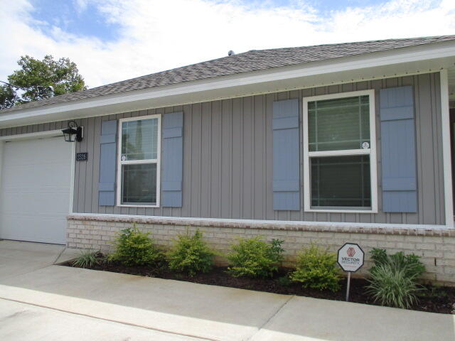 Brand new home just completed October 2021.  Spacious livingroom with vaulted ceilings. . All appliances are s/s and Granite countertops in kitchen with upgraded appliances and light fixtures.  Master suite with walk in closet  and double sinks in master bath. Interior laundry room. 1 car garage.  Large, fenced backyard with lots of privacy.  Conveniently located in Navarre with easy access to Hwy 98 and Hurlburt field.  You wont want to miss this one. Call our office 850-244-1170 for more info or to make an appointment to view