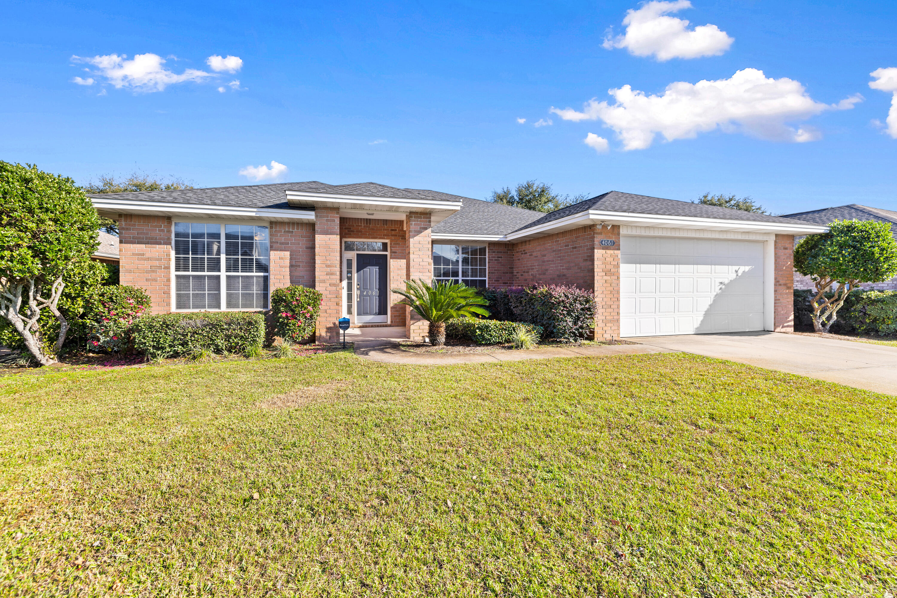 Welcome home to this beautifully and newly updated 4-bedroom, 2-bathroom brick home, offering 2,265 square feet of comfortable living space. Perfectly situated in Indian Lake, a Destin neighborhood, this home combines modern updates with timeless charm. Inside, discover brand-new flooring, smooth modern ceilings, and fresh paint throughout, creating a bright and welcoming ambiance. The open floorplan is ideal for both entertaining and everyday living, with the kitchen overlooking a spacious living room that features a fireplace. The primary suite is a relaxing retreat, with ample space. Three additional bedrooms, and a bonus/office space provide great flexibility. Outside, you'll find a fully fenced backyard—perfect for pets or outdoor gatherings.  An attached garage and a washer and dryer included provide additional convenience. 

*Move Out Clean Fee Charged
*Pet Friendly Upon Approval
*Background, Eviction, Credit Checks