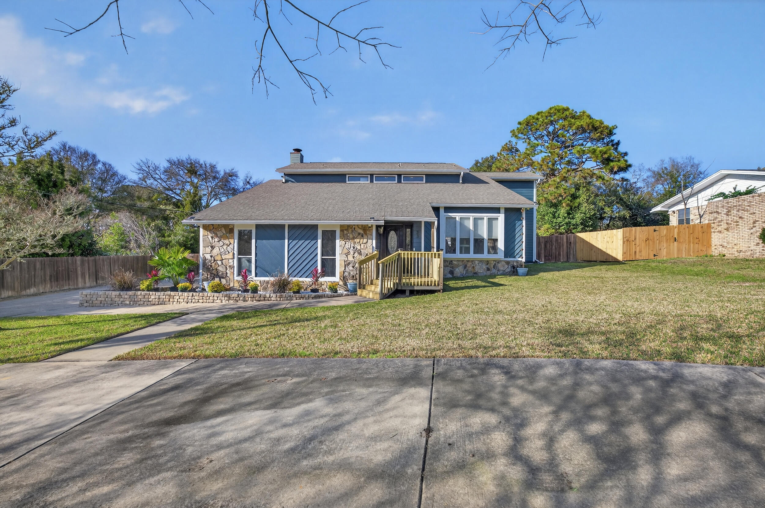 ***Seller offering a Rate buy-down AND closing cost incentive!*** Welcome to this EXCEPTIONAL POOL HOME located in the most desirable Bayou Community around with *NO HOA* This residence is situated within 1/2 mile of Poquito Bayou! You can easily walk to two neighborhood parks, one of which is Waterfront where you can boat, swim, fish, or enjoy a picnic. This home boasts 4 bedrooms, 2.5 bathrooms, two living areas, a dining room, and an office! The kitchen is equipped with upgraded cabinets, granite countertops, and stainless steel appliances, including a GAS stove. The office features built-in floor-to-ceiling shelving and French doors that lead to your 2019 Gunite pool, complete with LED lights and a tanning ledge. The upstairs bedrooms come with their own spacious private balconies! Additional highlights include a tankless gas water heater, travertine tile, LVP flooring, smart system security cameras, Smart Home appliances, 2021 Hardie Board exterior, powered shed, RV and EV plugs, dimmable and voice-activated exterior lighting, gutters, a sprinkler system, and much more! Washer and Dryer are included in the sale with acceptable offer! Reach out to your preferred Realtor to arrange your private tour today!