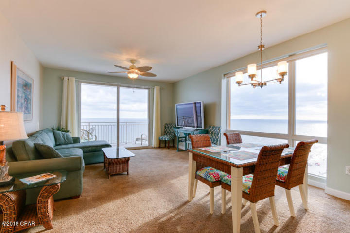 The best of the beach at Splash, located on the West end of the gorgeous beaches of Panama City. This ''Paradise'' floor plan with a lock-out suite conveys fully furnished and rental ready! This unit is a POWERHOUSE RENTAL!!! Because of the lock-out, the unit can be rented as a large 3bed/3bath or a combination of a 2bed/2ath and 1bed/1bath. Such flexibility helps you maximize your rental income potential! A coveted corner location, this condo boasts amazing Gulf views from inside and outside - extra windows on the side to maximize your views from the inside and three separate balconies providing plenty of vantage points on the outside. This prime 11th floor location is the ideal elevation in the stack  mid-stack more convenience and greater demand from a renters! This stunning property