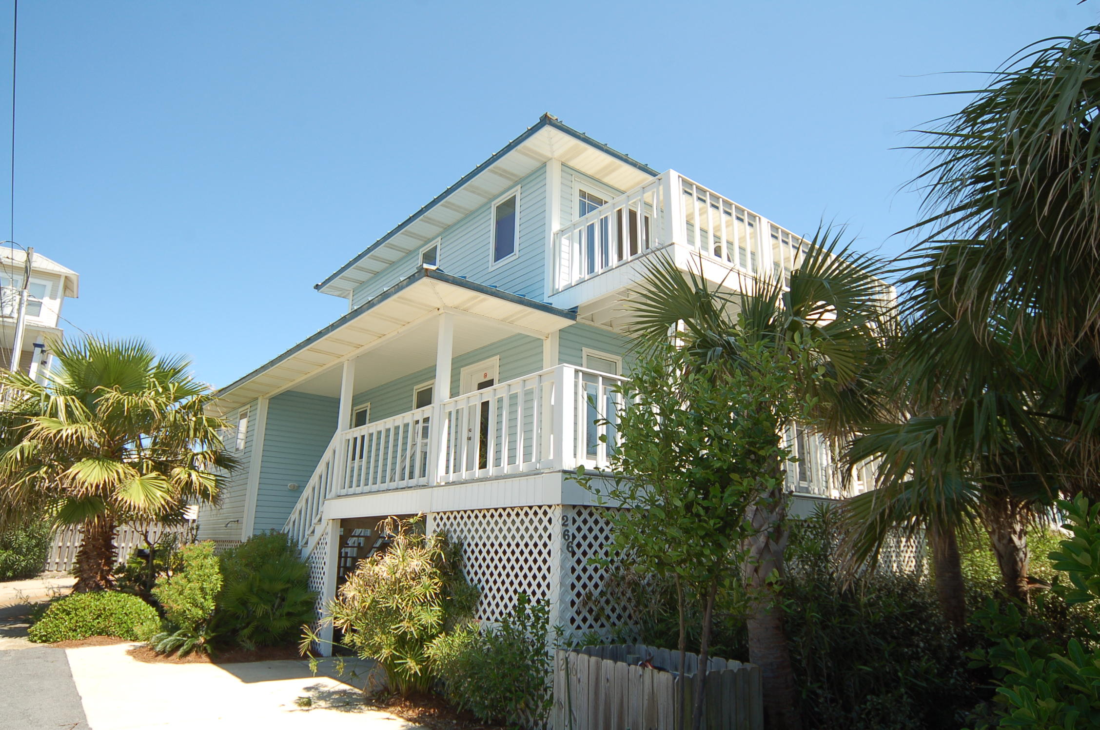 ''Blue Marlin'' is the quintessential Florida beach cottage architecture and is tucked away at end of Open Gulf St. in Miramar Beach. Up the stairs and into the home, the first floor of Blue Marlin hosts the living space, updated kitchen, queen bedroom, and a full bathroom. The second floor of the home features the remaining bedrooms and the second full bathroom. This quaint cottage is the perfect family getaway location for fun & relaxation Emerald Coast style. The Gulf view home is just 3 homes back and literally less than a 100 steps to the beach and only minutes from the best the Emerald Coast has to offer. South of Scenic 98 with no major streets to cross to get to the beach, permanent Gulf views, tiled throughout for ease of maintenance, new HVAC in 2016, and large stroage closet on ground level for all your toys.  Nearby must visit destinations include the Silver Sands Premium Outlets, the Village of Baytowne Wharf in Sandestin, and Grand Boulevard all of which offer unlimited shopping, dining, & entertainment. In addition, everything in the heart of Destin is easily accessible and if you are looking to explore, South Walton's 30A is minutes to the East. Perfectly suited as an investment property, second home, or primary residence, "Blue Marlin" is certainly an affordable option to fulfill your dream of owning a private home at the beach. Call and schedule your viewing today. Prospective buyers or their Agents should confirm all information to their satisfaction.