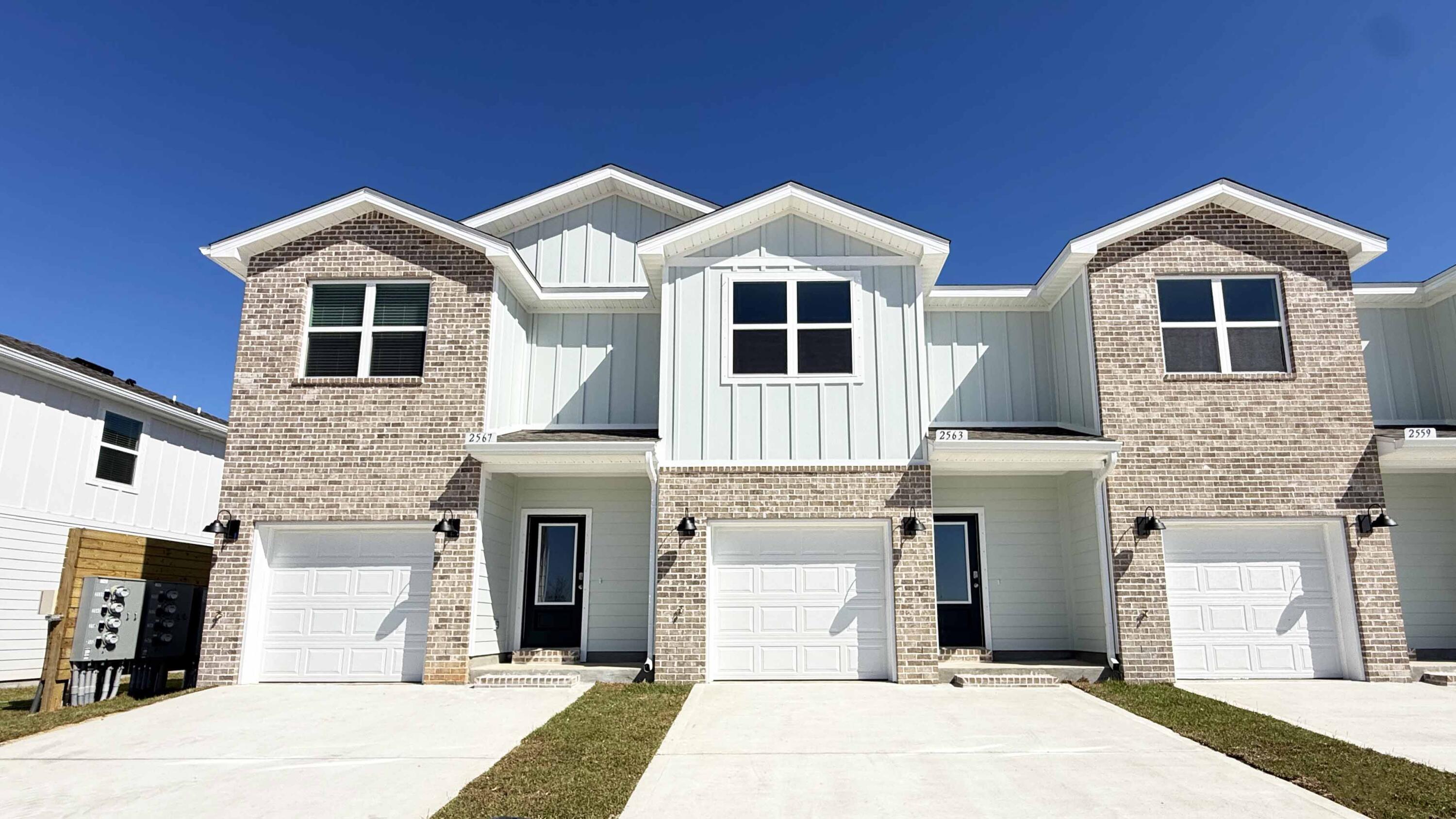 Welcome to your dream coastal retreat! Nestled in an ideal location across from the Gulf Breeze Zoo, Soundview Point Villas is only a short drive from the pristine beaches of Pensacola and Navarre. This New Townhome community will feature a gorgeous community pool, cabana, playground, and have streetlights. 

The Palm End Unit is a 2-story townhome that boasts 3 bedrooms, 2.5 baths with an open design that is perfect for entertaining. The kitchen is presented with an extra window, quartz countertops, a large island bar, pantry and all stainless-steel appliances offering style and functionality. Bedroom 1 is located on the second floor with a spacious walk-in closet and a beautiful adjoining bath. Interior features also include EVP flooring with frieze carpet in the bedrooms.