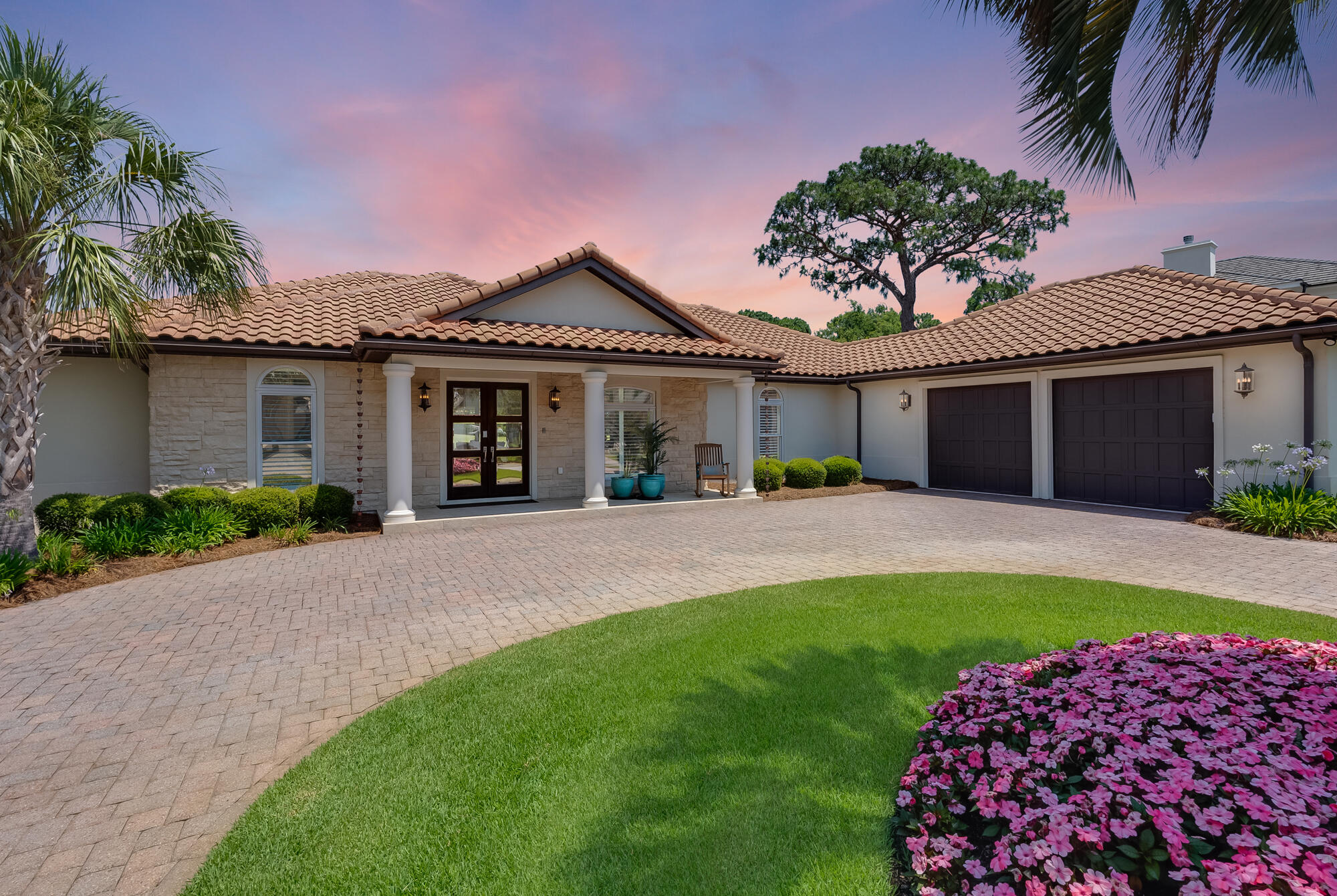 Do not miss this opportunity to own a meticulously maintained home in Burnt Pine, Sandestin.
This elegant residence is fully turnkey and being sold fully furnished, offering modern decor and comfort
behind its doors.
Upon entering through the double doors, you are greeted with 12-foot ceilings, finely appointed
furnishings, and breathtaking views of the 12th green of the Burnt Pine Golf Course. The main
living area boasts a spacious and airy ambiance, perfect for relaxation and entertaining. The timeless chef's kitchen features a large quartz island ideal for gatherings, GE Café
appliances, a GE Monogram Hood, a Marvel wine fridge, Mouser Alderwood cabinets, and
ample storage space. It is designed for both functionality and style, making it a centerpiece of the
home.
Retreat to the Primary Suite, where each piece has been handpicked to exude modern elegance
and comfort. The Primary Bathroom is sophisticated, with quartz countertops, porcelain tile, a
double vanity, a glass walk-in shower, and a dressing area, providing a luxurious experience.
The split floor plan allows guests plenty of privacy in one of the two beautifully furnished guest
bedrooms. Additionally, there is an extra room with direct access to the garage, perfect for a
family office, extra sleeping space, or home gym.
The screened porch exemplifies seamless indoor-outdoor living with sliding glass doors, two
seating areas, and an outdoor gas grill and power burner, perfect for entertaining or relaxing in
the beautiful surroundings.
Sandestin Golf and Beach Resort offers more than seven miles of beaches, four championship
golf courses, 15 world-class tennis courts, a 226-slip marina, a fitness center, and a spa.
Residents can shop, dine, and play at the charming pedestrian village, The Village of Baytowne
Wharf. Inside the gates of the resort, enjoy a balanced lifestyle of high-class living, spanning the
2,400 acres from the beach to the bay. Everything within the resort is accessible by golf cart or
bicycle, with miles of interconnected pedestrian, bike, and golf cart paths.
For more information or to schedule a private showing, please contact Bill Kuzila at 585-738-
4583.
Experience the luxury and elegance of Burnt Pine living today!