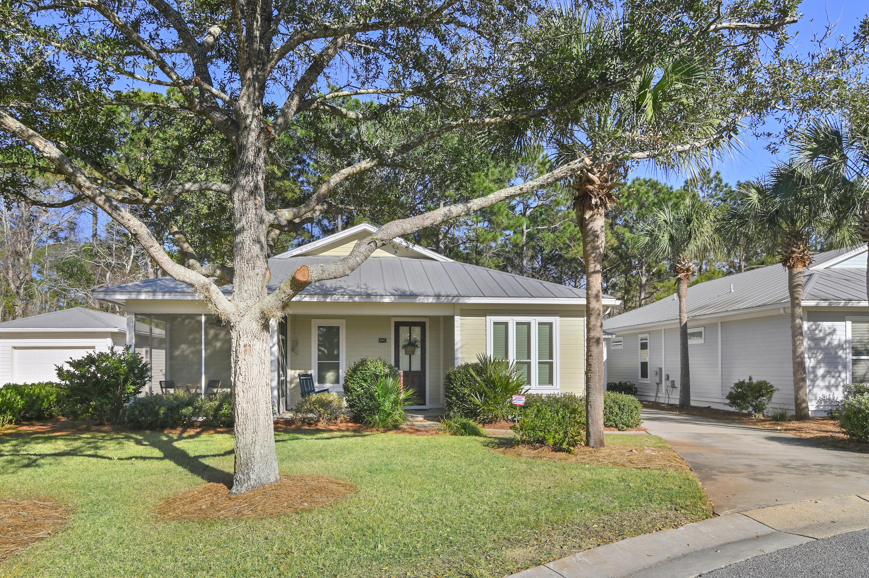 Welcome to 2047 Crystal Lake Drive, a beautifully updated and fully furnished home nestled within the gated beach resort community of Sandestin. Tucked away in the peaceful and secluded Crystal Lake neighborhood, this charming retreat offers the perfect blend of tranquility and resort-style living, surrounded by towering pine trees and lush natural scenery. This single-story home features 3 spacious bedrooms and 2 full bathrooms, thoughtfully designed with comfort and style in mind. The bright and airy interior showcases white cabinetry throughout, abundant natural light and a seamless flow between living spaces. The kitchen shines with new, top of the line appliances, a breakfast bar, and an adjoining dining area ideal for both casual meals and entertaining. Click ''more'' to continue. The inviting living room offers plenty of space to relax after enjoying the resort's many amenities. Both bathrooms offer quartz countertops and custom-tiled showers. Outdoor living is a highlight of this home. Enjoy mornings on the screened-in front porch or unwind on the large back deck, perfect for grilling, gathering, or simply taking in the serene surroundings. A 1-car garage provides secure storage for a vehicle, golf cart, or beach gear.
Fully furnished and move in ready, this Crystal Lake gem offers the best of Sandestin living-peaceful, private, and just moments from private white sandy beaches, community pools, spas, golf, tennis, pickleball, walking trails, variety of dining, shopping and entertainment. All accessible by golf cart!