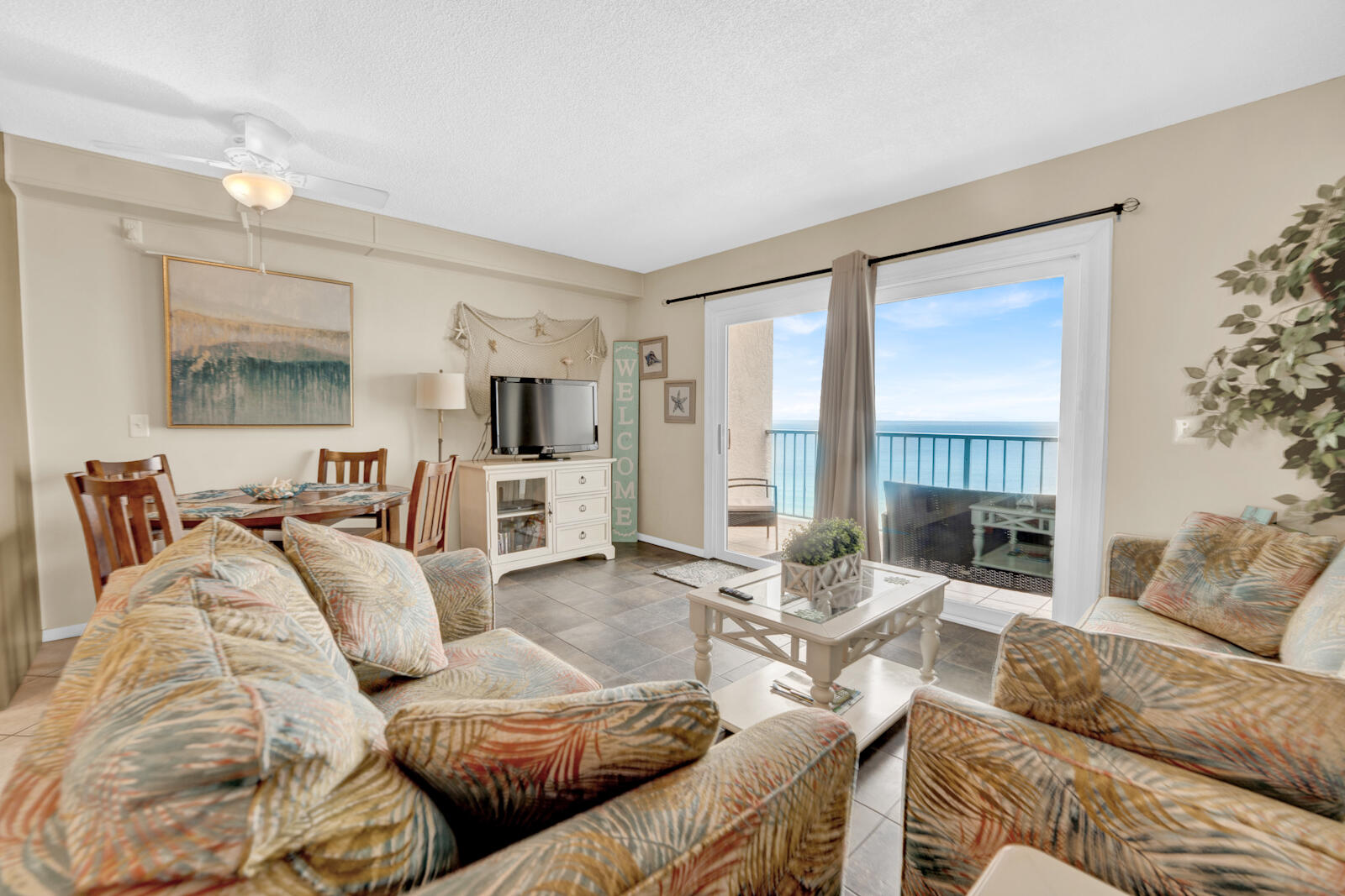 Welcome to your beachfront paradise! This beautifully furnished 1 bed, 1.5 bath condo is a true gem. With the ability to sleep 6, great for families or large groups, featuring a queen pull-out sofa and 2 cozy bunk beds in the hall.  Perfect for a beach getaway or investment property. 

Perched on the 10th floor, this unit offers stunning Gulf views that will take your breath away. Recent upgrades include new appliances (washer, dryer, stove, and fridge), as well as new LVP flooring in the bedroom and updated lighting throughout.

The Summit is your gateway to ultimate relaxation and recreation. Centrally located, it's a short walk to popular dining spots like Hammerhead Fred's. On-site, enjoy an array of amenities including 2 pools (one heated for year-round enjoyment), 2 hot tubs,