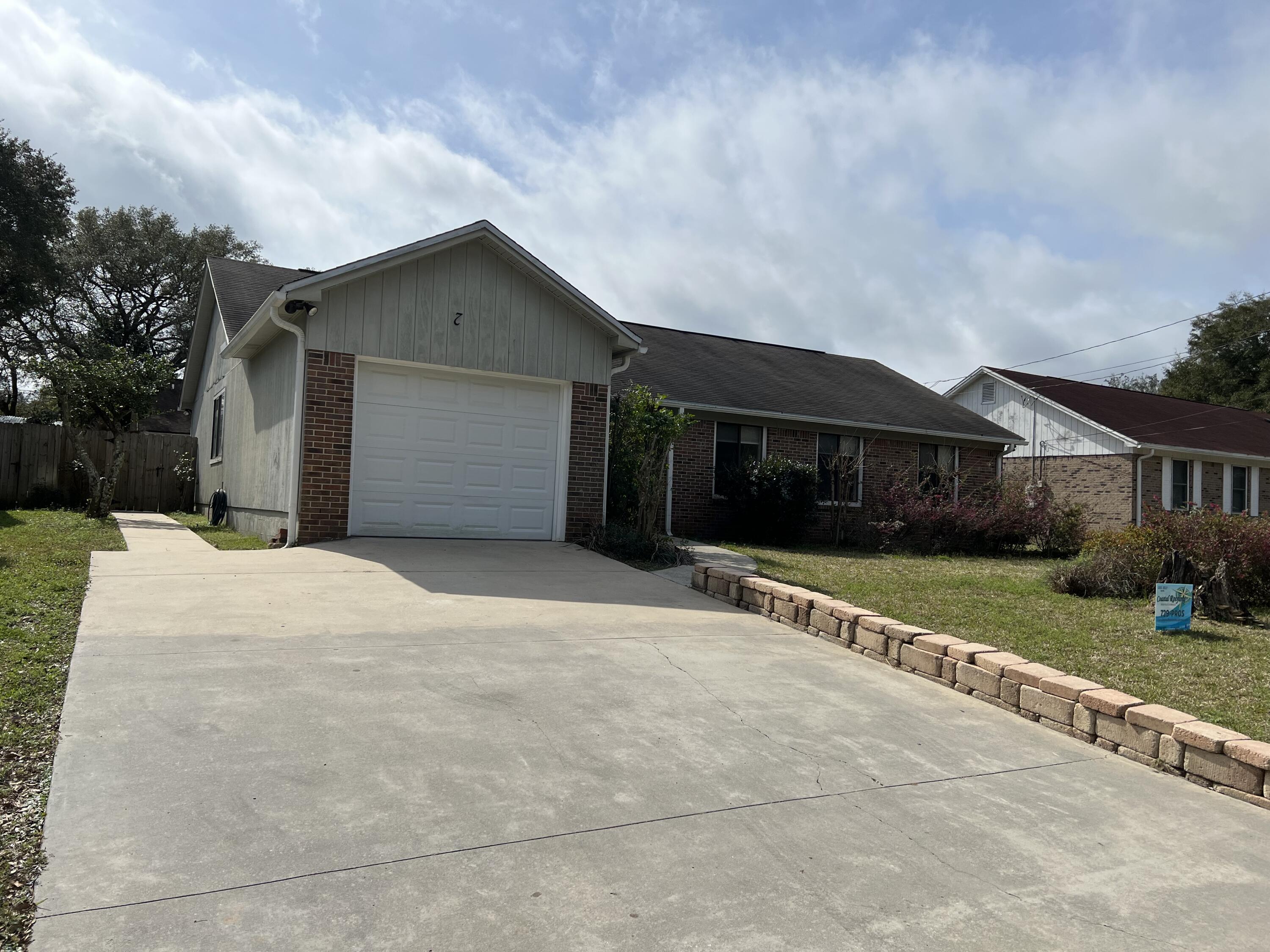 This updated 4 bedrooms, 2 bath home is centrally located in Niceville, FL.  Only minutes away from the Niceville Children's Park and Library as well as Niceville High School.   Approximately a 15-minute drive to Eglin AFB back gate and 30-minute drive to beaches. This home has LVP in the main living area with carpet in the bedrooms.   Granite counter tops and larger master closet with extra storage in the master bathroom.   The home also has a fully fenced backyard. Pets are considered on an approval basis with a $250 pet fee.  Water is also included; washer and dryer and exterior storage will convey 'As Is'.