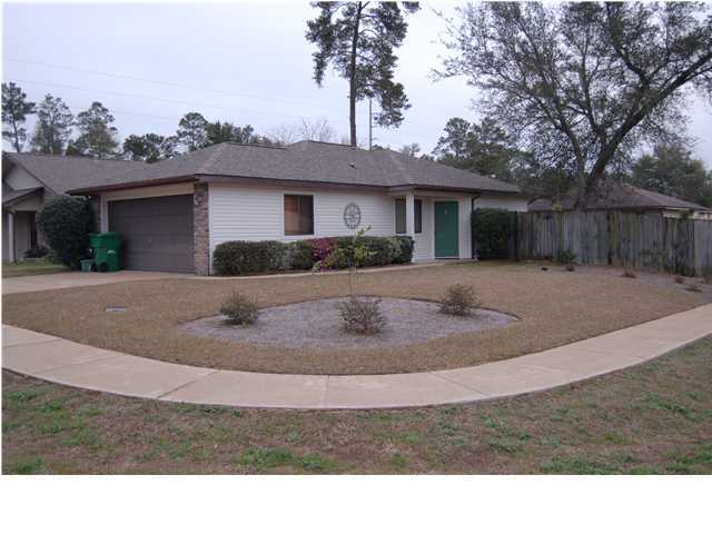 AVAILABLE JANUARY 13, 2017!! Don't miss this opportunity on an adorable home in a great neighborhood close to schools, shopping and Eglin AFB! Featuring a bright and open floor plan, cathedral ceiling in living room, large corner lot, 2 car garage and a large master suite, this one won't last. Owner is including lawn service for your peace of mind. Sorry, no indoor smoking. Small pets may be considered with a $400 non-refundable pet fee.