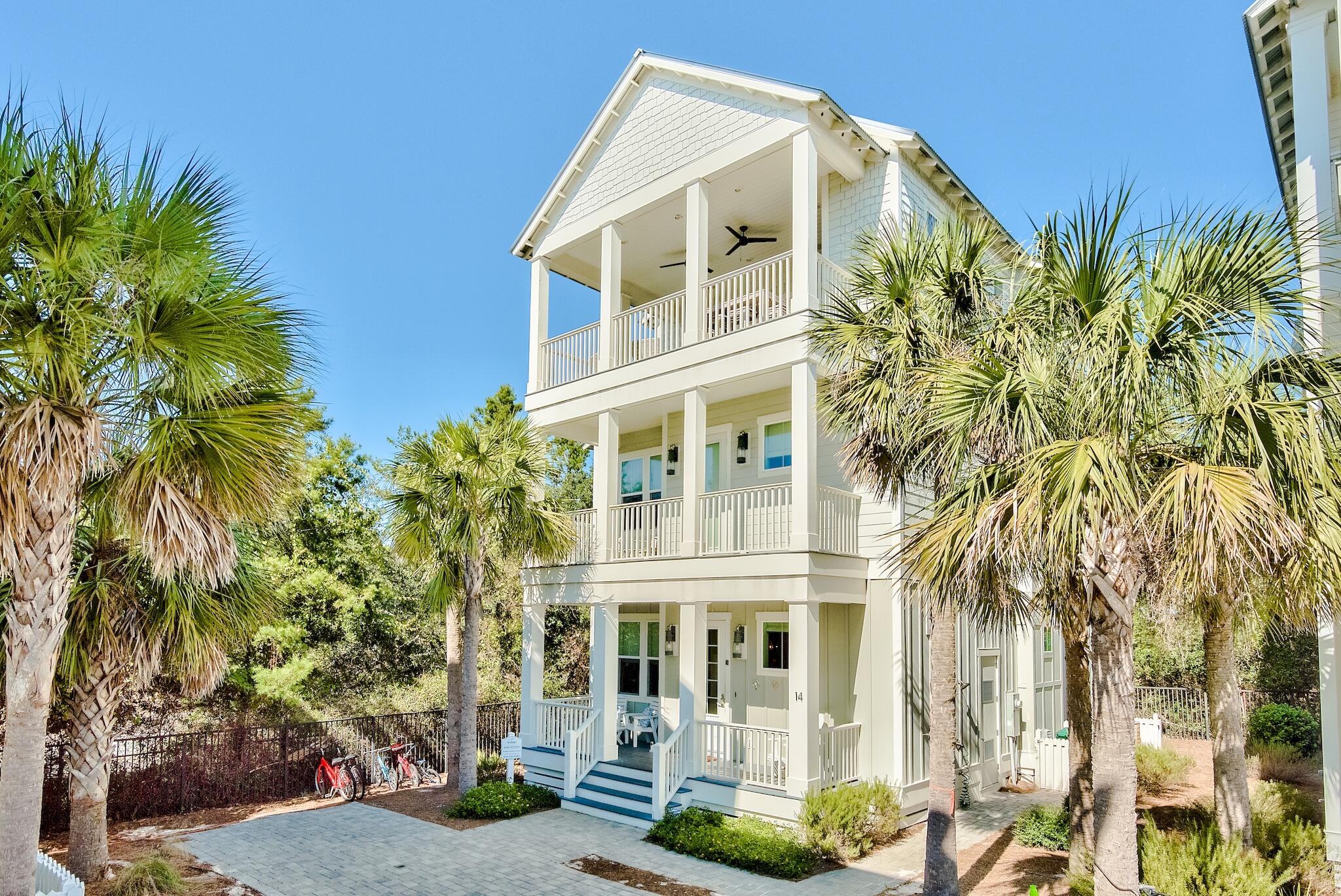RARE OPPORTUNITY this close to the beach under $2M! This is the quintessential beach retreat and rental investment with rental projections from $125-145k, this furnished 4 bedroom, 4 bath, a block to the beach, close to the community pool, Rosemary and 30Avenue with many restaurants and shops to enjoy! 
Features include 10' ceilings, shaker style wood cabinets, white oak stained floors and tile throughout, wood shiplap and wainscoting.
Adorned with high end features and furnishings, a guest bedroom on the first floor, and a 3rd floor bonus space with an outdoor summer kitchen and gathering area; this is the perfect beach home for entertaining.