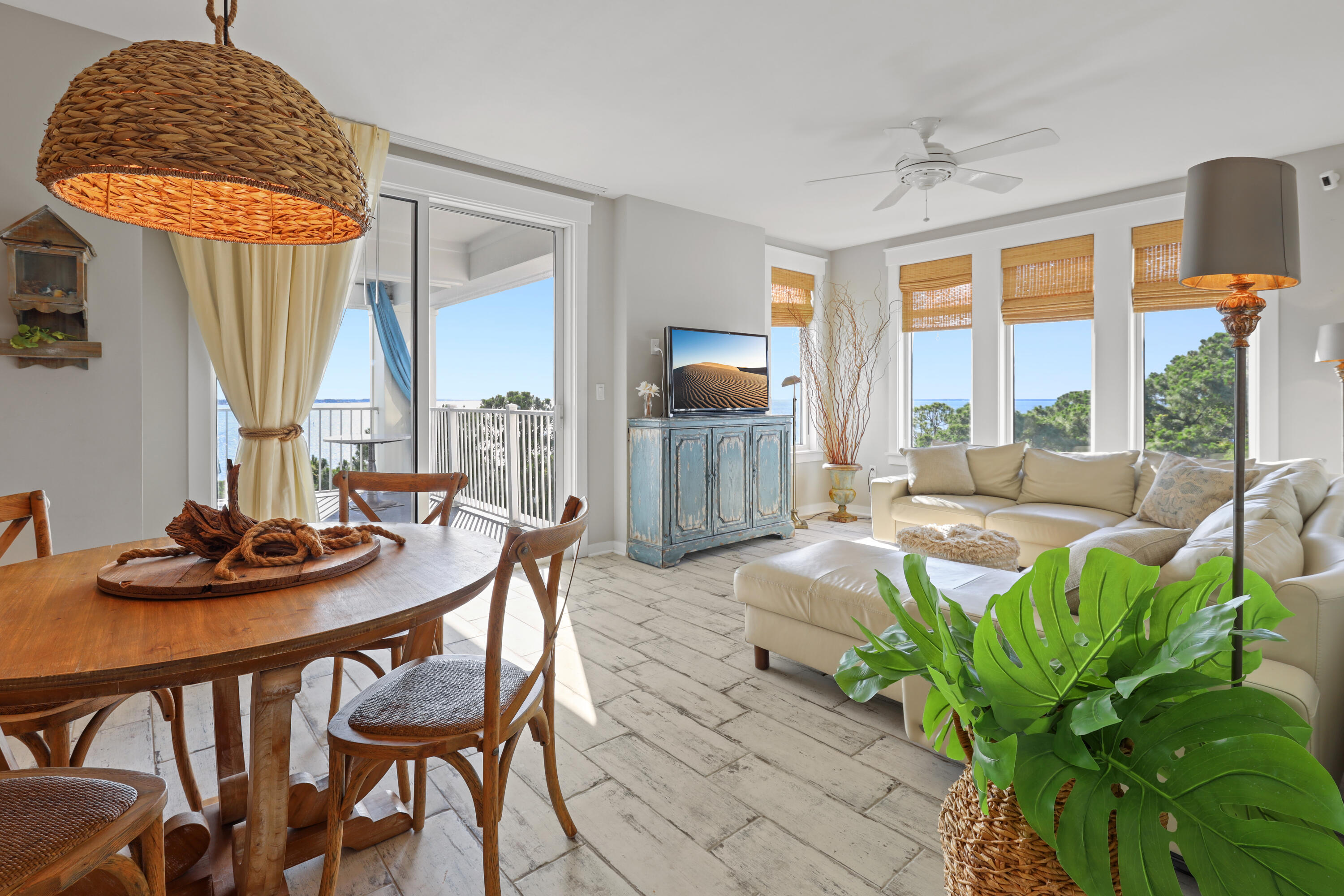 The buyer's condo did not close, so this contract fell through.  Fully furnished bayfront condo in Sandestin Golf & Beach Resort with sweeping, SERENE VIEWS of Choctawhatchee Bay and Burnt Pine Golf Course. This beautifully updated residence offers an open, airy layout filled with natural light from expansive windows that showcase the water and golf course views. Living and dining areas flow seamlessly for relaxing or entertaining. Updated kitchen features granite countertops, stainless steel appliances, and a breakfast bar. Turnkey and ready to enjoy. Located within Sandestin's gated resort with access to golf, marina, beach, dining, shopping, and walking paths. Seller is ready SELL bring your best offer. Wake up to bayfront sunrises from the Master Bedroom with an upgraded en-suite bath, large walk-in shower and double vanities. The views are beautiful endless water views!! The guest bedroom features easy access to a full bath and a private balcony over looking the Burnt Pine Golf course and the bay.

The spacious third bedroom functions as a versatile studio, complete with king bed, queen/full bunk beds, sofa, kitchenette, and jaw-dropping views of the bay and Burnt Pine's lush fairways perfect for guests or multi-generational stays.

Additional touches include custom door storage and modern finishes throughout. Whether you're savoring sunsets, entertaining, or just unwinding, this condo delivers luxury, comfort, and postcard-worthy views at every turn.

Enjoy all the perks of Sandestin private beaches, golf, dining, shopping, and more all just steps from your door.
As an introduction to the Sandestin lifestyle, we invite our new owners to explore amenities that make Sandestin special. The listing brokerage and seller(s) are presenting the buyer(s) of this property with (2) 90-minute rounds of Tennis court time, a golf foursome at one of our three championship courses, and a round of golf for up to four (4) players at the unrivaled Burnt Pine Golf Club.

Sandestin Golf and Beach Resort is a major destination for all seasons and all ages and has been named the #1 resort on Florida's Emerald Coast. This magical resort spanning over 2,000 acres is comprised of over 70 unique neighborhoods of condominiums, villas, town homes, and estates. The resort features miles of sandy white beaches and pristine bay front, four championship golf courses, a world-class tennis center with 15 courts, 4 resort swimming pools (and 15 private neighborhood pools), a 123-slip marina, a fully equipped and professionally staffed fitness center and spa, meeting spaces and The Village of Baytowne Wharf, a charming pedestrian village with events, shopping, dining, family entertainment and nightlife. For true golf cart community living, Grand Boulevard is just outside the resort gates and provides access to additional shopping, dining and entertainment all without traveling on Hwy. 98. Come to Play, Stay for Life! The camera and ring door bell do not convey with sale. As an introduction to the Sandestin lifestyle, we invite our new owners to explore amenities that make Sandestin special. The listing brokerage and seller(s) are presenting the buyer(s) of this property with (2) 90-minute rounds of Tennis court time, a golf foursome at one of our three championship courses, and a round of golf for up to four (4) players at the unrivaled Burnt Pine Golf Club.

Sandestin Golf and Beach Resort is a major destination for all seasons and all ages, and has been named the #1 resort on Florida's Emerald Coast. This magical resort spanning over 2,000 acres is comprised of over 70 unique neighborhoods of condominiums, villas, town homes, and estates. The resort features miles of sandy white beaches and pristine bay front, four championship golf courses, a world-class tennis center with 15 courts, 4 resort swimming pools (and 15 private neighborhood pools), a 123-slip marina, a fully equipped and professionally staffed fitness center and spa, meeting spaces and The Village of Baytowne Wharf, a charming pedestrian village with events, shopping, dining, family entertainment and nightlife. For true golf cart community living, Grand Boulevard is just outside the resort gates and provides access to additional shopping, dining and entertainment all without traveling on Hwy. 98. Come to Play, Stay for Life!