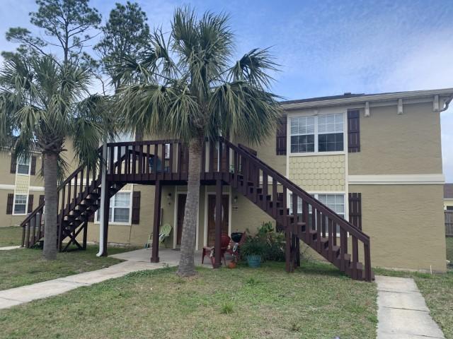 Available NOW! Cozy 2bd/ 1 bath apartments in the heart of Panama City, close to Tyndall AFB, shopping, and beaches The kitchen has plenty of cabinet space. Unit boasts tile flooring throughout and carpet. Full size Washer and dryer hookups in the unit. Garbage and lawn included. No smoking in the unit. Pets may be considered on a case by case basis. Minimum 600 FICO credit score required in addition to meeting applicant rental criteria. **There is additional storage available onsite for $65 dollars a month.