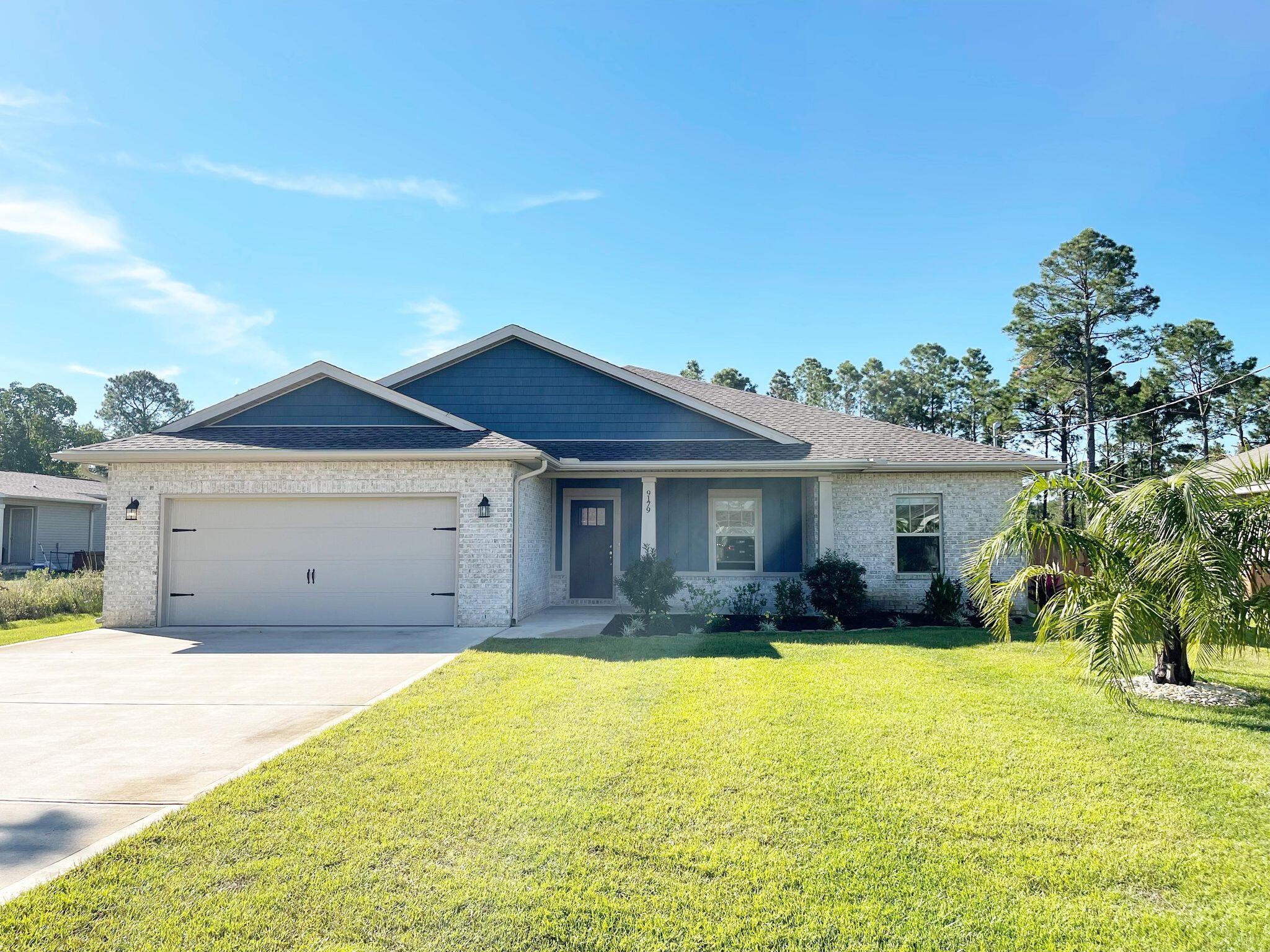 AVAILABLE...OCTOBER 18, 2021. Absolutely stunning 4bd/2bth home in Navarre many upgrades throughout. Interior offers luxury vinyl plank flooring in the common areas, neutral tile in the baths and laundry room, and carpet in the bedrooms. Custom paint color is accented with a wide baseboard, crown molding, and tray ceiling accents in the Master Bedroom, Dining and Foyer. Stainless steel appliances, shaker style cabinets, and granite throughout the home only add to the beauty! NO inside smoking. Pets allowed upon approval with a non-refundable pet fee. Lawn care included. Minimum 600 FICO credit score required in addition to meeting applicant rental criteria.
