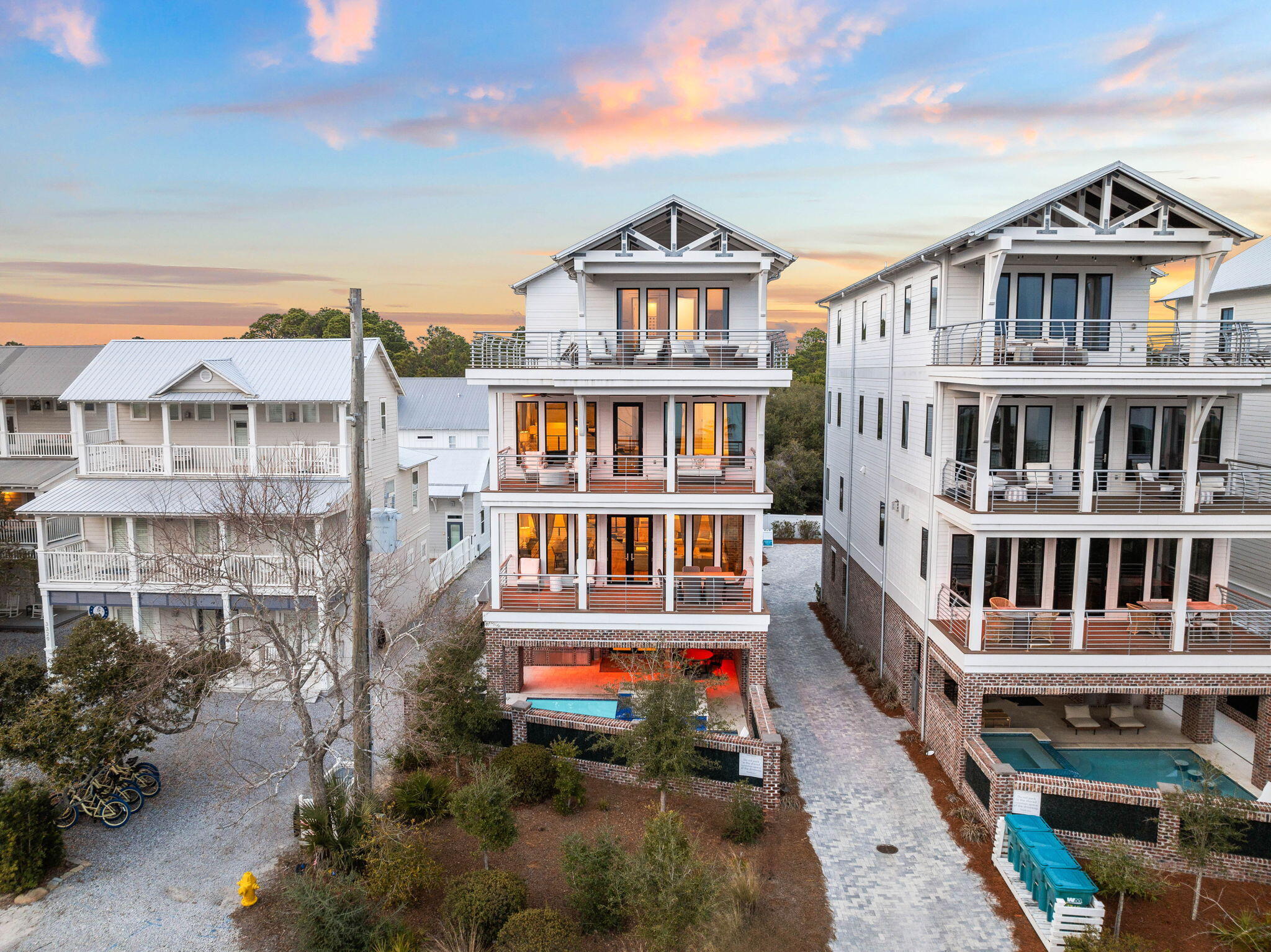 Positioned along the iconic Scenic Highway 30A, 3325 E County Highway 30A is a distinguished residence in the heart of Seagrove Beach. Spanning 5,879 square feet, this exceptional four-story home is designed to capture breathtaking Gulf views from multiple vantage points, including a balcony that extends across three levels. With seven beautifully appointed bedrooms and nine elegantly designed bathrooms, every detail has been meticulously curated to offer an unparalleled living experience, seamlessly blending comfort, privacy, and timeless sophistication. Designed for both luxury and functionality, the home's second floor serves as the primary living area, featuring an open-concept layout that seamlessly integrates indoor and outdoor spaces. The first floor is an entertainer's dream, complete with an indoor/outdoor kitchen and a fenced-in, heated private pool creating a serene and picturesque setting to relax or host guests.

The master suite is a sanctuary of luxury, featuring a fireplace, a soaking tub, and a walk-in shower. Each of the seven bedrooms boasts an ensuite bathroom, providing both convenience and exclusivity for residents and guests. Two newly regraded bunk rooms enhance the home's functionality, making it ideal for families and larger gatherings.

Currently part of the prestigious 360 Blue rental program, this property offers a seamless investment opportunity. With its high rental appeal, the home generates a projected annual rental income exceeding $250,000, making it a standout choice for those seeking both an exceptional residence and a lucrative investment.

Nestled within the sought-after Gulf Shore Manor community, this home offers close proximity to both beach and lake access, as well as Greenway Park and the vibrant "new town center," featuring Wild Olives, Canopy Road Breakfast Cafe, Turbo Coffee, Local Cantina, Pecan Jacks, Jonah Allen Art Gallery, boutique shopping, and direct access to the State Forest.

More than just a home, this property embodies a lifestyle. With its prime location along Scenic Highway 30A, you are just moments away from the pristine beaches and the dynamic energy of Santa Rosa Beach. This rare opportunity to own a luxurious coastal retreat is now available.

For more information or to schedule a private viewing, please contact us today.