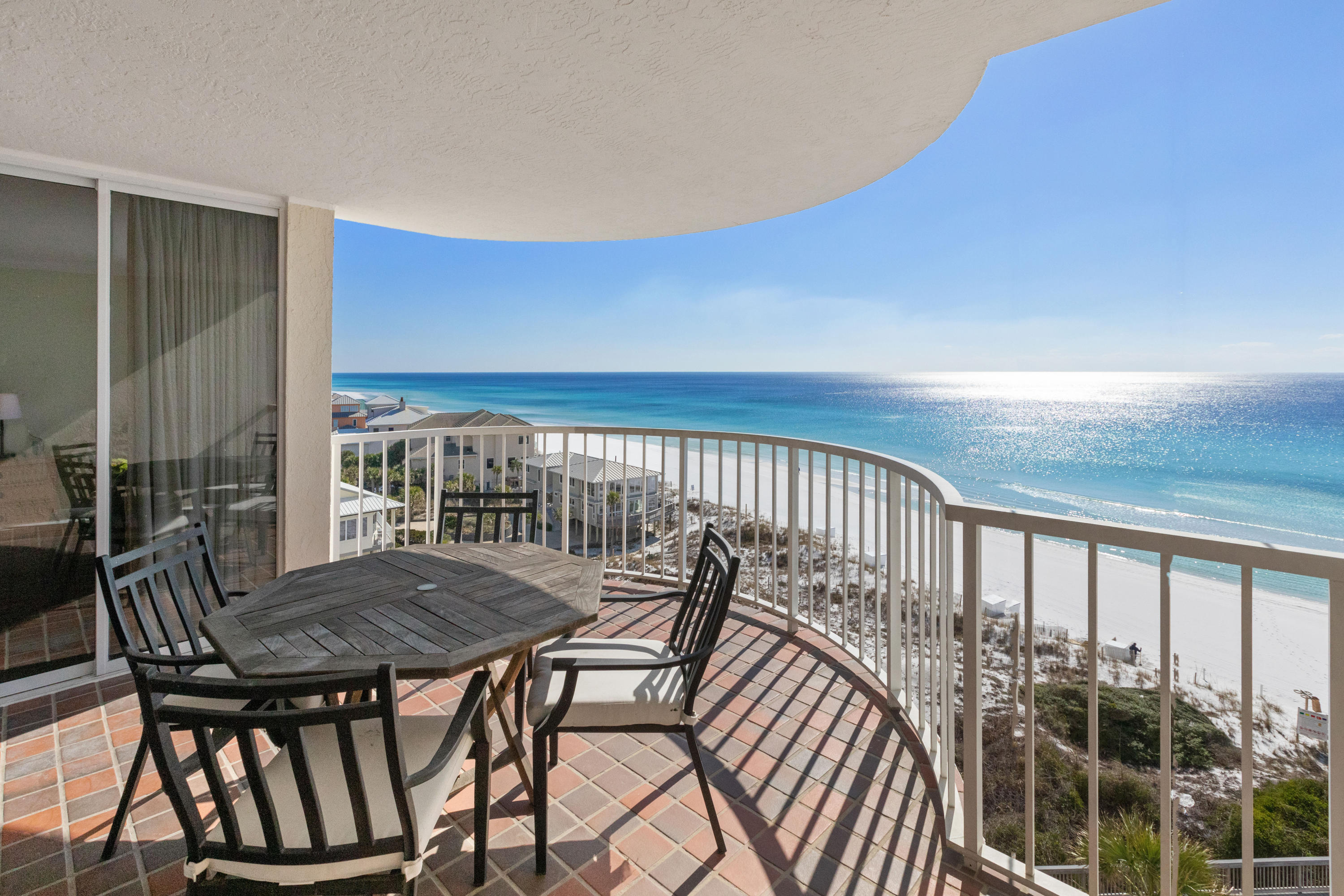 Gulf Front Luxury Living in Hidden Dunes Beach & Tennis Resort. Recently upgraded this turn key beach property is exquisitely maintained with pride of ownership present throughout. Guard gated community. Two levels of covered parking. Elevators and fitness center in building. Pool located on the Gulfside with boardwalk to the beach. Tucked away amidst the oak trees and towering beach dunes is Hidden Dunes. The lush 27 acre resort provides plenty of space for relaxation and recreation - boasting one of Florida's top ranked Tennis Facilities and a lake for fishing. Private beach. Come see why owners and guests keep coming back to Hidden Dunes year after year.