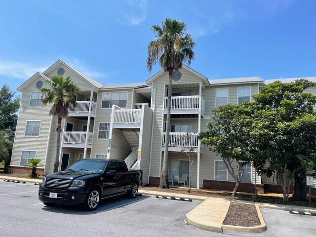Fully remodeled 2 bedroom / 2bath condo on 3rd floor.  New wood look LVP throughout ,  In 2019 , new ac., water heater, new kitchen cabinets , new appliances, new vanities  cabinets and counter tops in bathrooms.   3rd floor so no neighbors above you.  This will make a great primary, 2nd home or investment property.  Balcony faces west so you have awesome sunset views over the city towards the gulf.  Just a short distance to the public beach at the June Decker park or Henderson Beach State Park.    HOA does not allow vacation rentals.