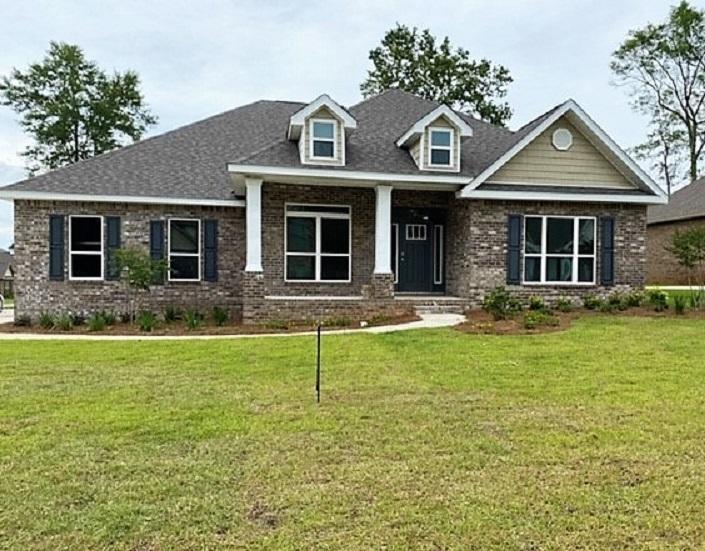 Fabulous NEW construction in the desirable Camellia Cove community. The McKenzie (5 Bedrooms/3 Baths) is a best seller due to the 9 ft. ceilings, stunning open design, crown molding that enhances the trey ceilings, & a spacious 11 X 23 covered back patio. Kitchen features stainless steel appliances, a large island bar, corner walk in pantry, & breakfast nook. Gorgeous granite in the kitchen & baths with undermount sinks. Upgraded carpet in the bedrooms & Engineered Vinyl Plank flooring in the rest of the house. The latest in upscale luxury flooring for an impeccable look throughout. Bedroom 1 is spacious and features a trey ceiling, a beautiful adjoining bath with a ''separate shower, garden tub, and double vanity''. A study/flex room is located across from a formal dining room at the front of the home with a large window view. The ''Smart Home Connect Technology System'' package is also included which offers your video doorbell, keyless entry & more. Brand NEW beautiful executive craftsman style home with a side entry garage, located on a LARGE lot in the sought after Camellia Cove community at a great price.  This peaceful community features underground utilities, sidewalks, winding streets, cul-de-sacs and unique street lights.
