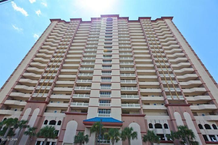 Sunrise Beach unit 2003 has the PRIME location in the deluxe 25-story Gulf front complex, offering dramatic Gulf views over the elevated pools. This turnkey offering conveys fully furnished and rental ready. Interior features include a spacious and open floor plan with raised ceilings. The fully equipped kitchen has beautiful granite countertops & breakfast bar. Master bedroom is Gulf front with balcony access. On-suite master bathroom features tile floors, double vanity, large garden tub, and separate walk-in shower. Kitchen, dining, and living area have huge gulf views. Guest bed room and bonus bunk room are larger than most Generous balcony is accessed through large glass sliders from both the living area and master bedroom.
