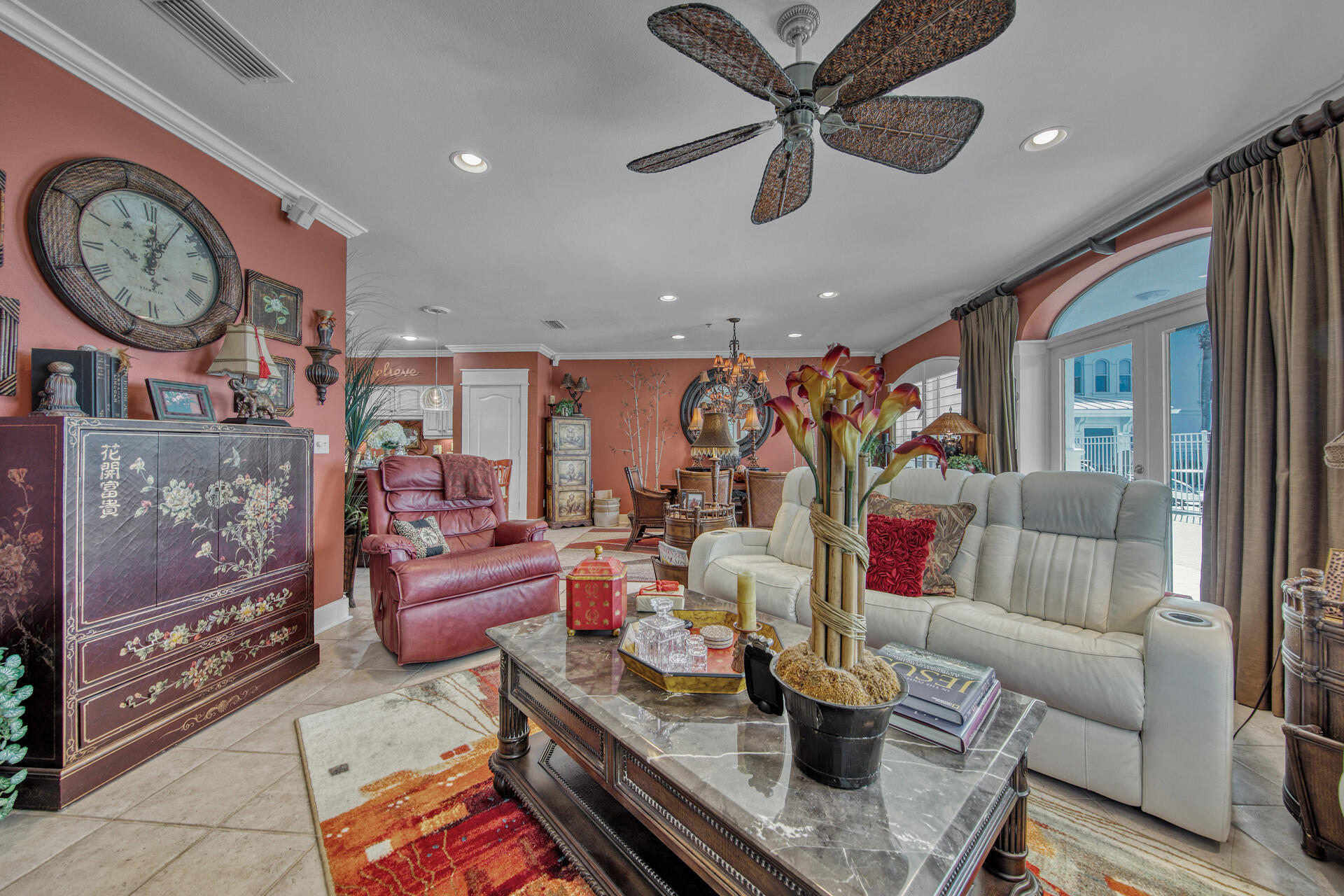 The perfect location on the East end of 30A at the quaint condominium of Villas at Sunset Beach. This condo sits directly facing the beach and offers views of the beautiful Gulf of Mexico and the sparkling pool with easy access by walking straight off of your own patio. Because of its location you won't have to wait for or ride on the elevator to get to the beach, pool or parking. It comes fully equipped and furnished for you to enjoy 3 spacious bedrooms and 3 full bathrooms right on the beach. The gourmet kitchen features gorgeous counters and has a center island for all to enjoy. The beautifully appointed living room features additional windows due to the end unit location and opens to the large covered balcony overlooking the gorgeous grounds. The views from your balcony and the easy in and out access of this condo are unparalleled! Villas at Sunset Beach offers a gated community with a private pool, beach access, and much more.