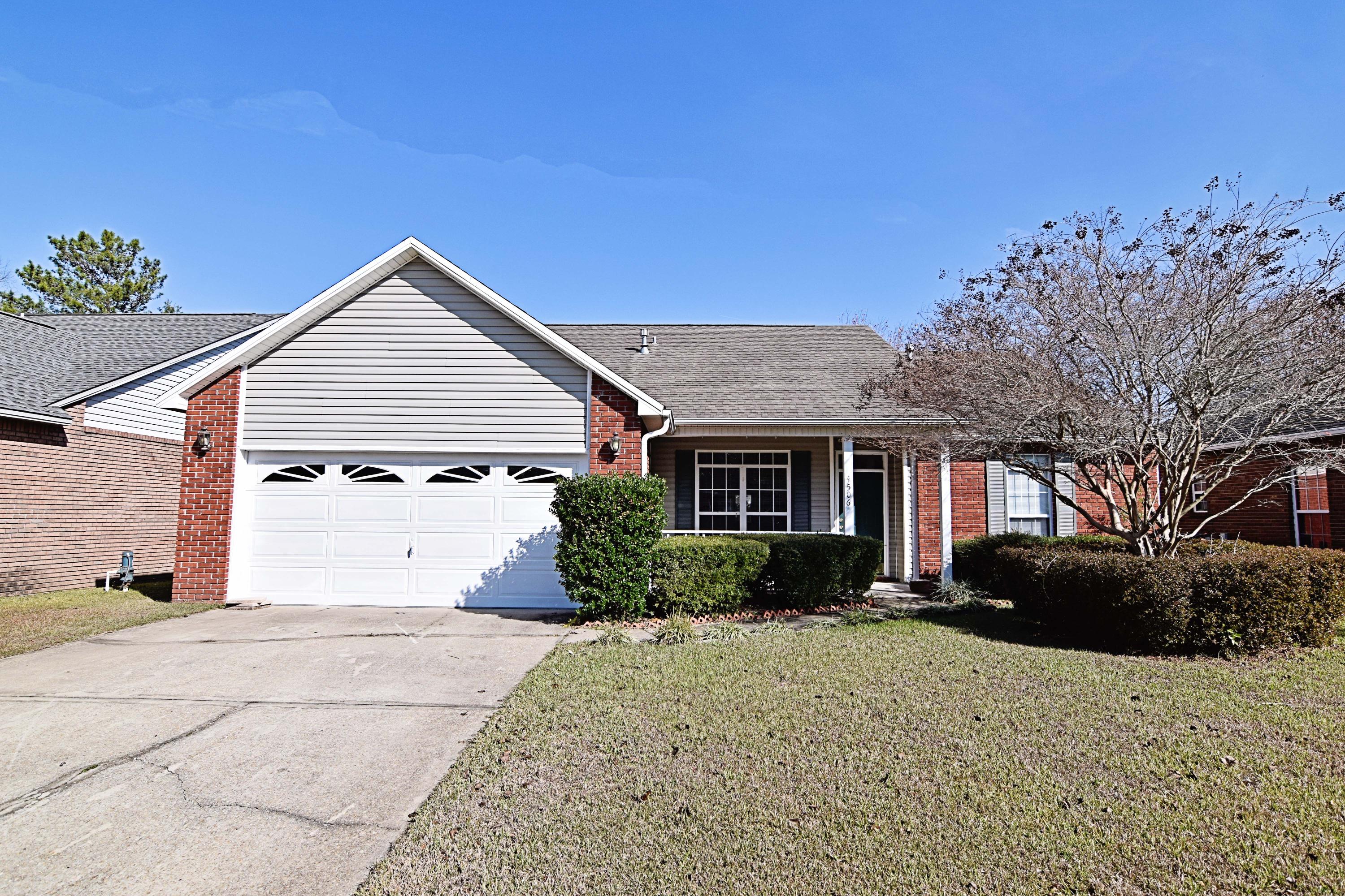 This is the home you have been waiting for! This three bedroom home features a large family room with a high vaulted ceiling and cozy fireplace. The eat in kitchen provides plenty of working space and storage, plus there is a separate dining room that could easily be used as an office. The split bedroom plan is perfect for privacy and the laundry is conveniently located inside on the way to the 2 car garage.There is a nice sized fenced backyard.This popular neighborhood is located close to schools, restaurants and shopping.