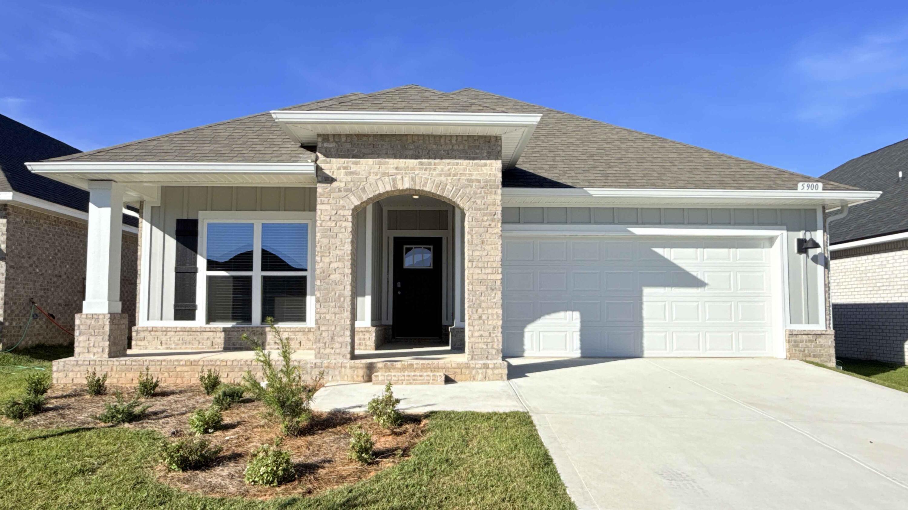 Ask us about our current rates and closing cost incentives! Marlin Place Community offers community pool, pavilion, sand volleyball ct., cornhole area & streetlights. NEW floorplan, the 'LAMAR', is a well-designed 1 story model with a fabulous Open Concept. Popular 3 bedroom, 2 bath, Great Room,Dining area, beautiful kitchen and covered back patio. Wonderful design for relaxed living & entertaining. The kitchen features: stainless-steel appliances, pantry, Quartz kitchen countertops, Island, smooth-top range, built in microwave & quiet dishwasher. Bedroom 1 offers a nice walk-in closet, the adjoining bath has a double vanity, lg. shower, garden tub, & water closet. Both baths have Quartz counter tops. Striking wood look flooring, plush carpet in bedrooms.