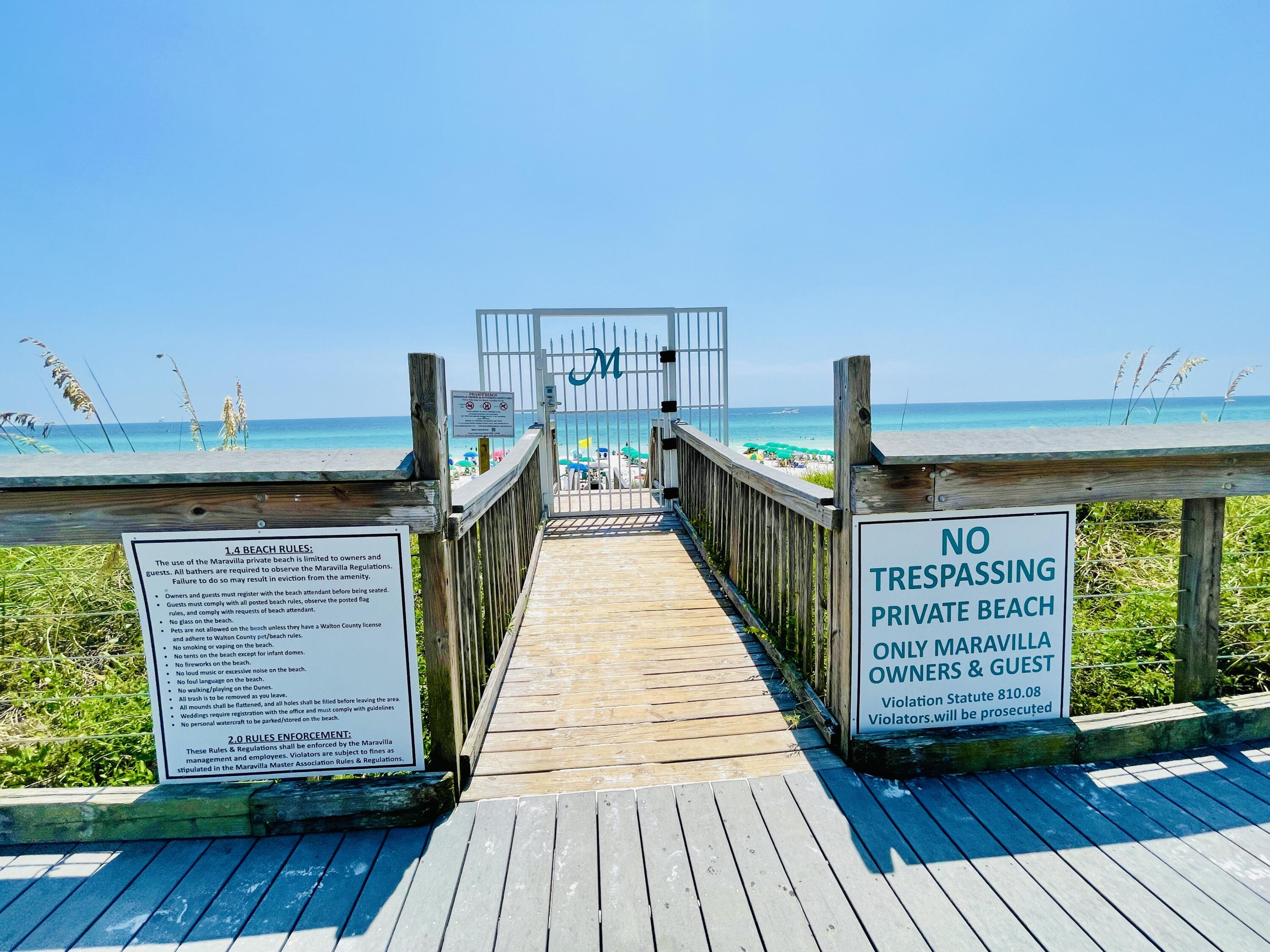 3 KING SIZE BEDS plus a twin bed, sleeps 9.  FULLY FURNISHED.  Has GULF VIEWS. 2BD/2BTH plus loft room.  Grossed over $47,000 in 2021 and in 2022.  Grossed over $32,000 in 2023. Updated spacious feel with STAINLESS STEEL APPLIANCES and beachy décor.  500 ft of deeded beachfront property.  Amenities include two pools, hot tub, tennis courts, clubhouse with fitness room. Condo is located near the pool/hot tub and tennis courts.  Assessment fees have ALL been paid for.  The improvements cover new paint on the front doors & exterior walls, new elevators, new tile on the outside balcony units, repairing tile on walkways, new electrical boxes, & NEW ROOF on all buildings. Maravilla is a gated community with homes and condos with an entrance off Emerald Coast Pkwy and a 2nd one off Old Hwy 98.