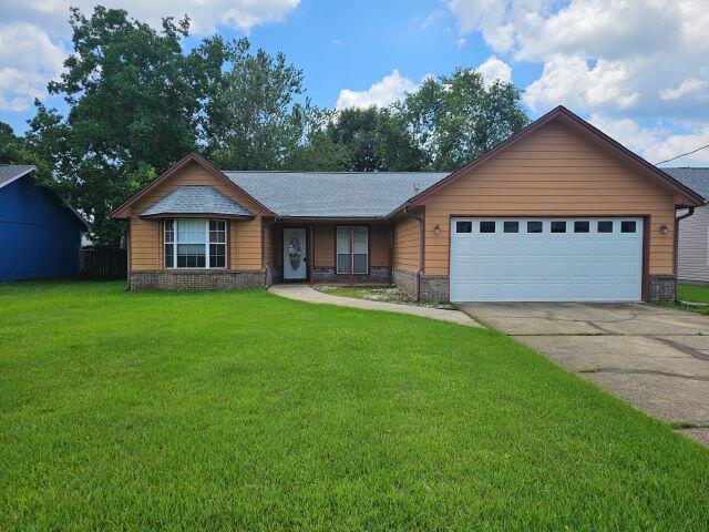 AVAILABLE NOW-This energy efficient, updated 1400 sf home located in Wynnhaven Beach just minutes from Navarre Beach and Hurlburt Field AFB! Other drivable beaches include Okaloosa Island and Destin!  Tile floors in main areas, vaulted ceilings and a screened porch overlooking a spacious fenced in yard.  Less than 1 mile from a new Publix to make shopping a breeze.  Solar panels to help drastically reduce power bills.  Kitchen features newer cabinets, granite counters and stainless appliances with gas stove and furnace.  Large primary suite with tiled shower and large closet!  Non-warranted washer and dryer included  Tenant to verify items of importance such as room measurements and school zones.