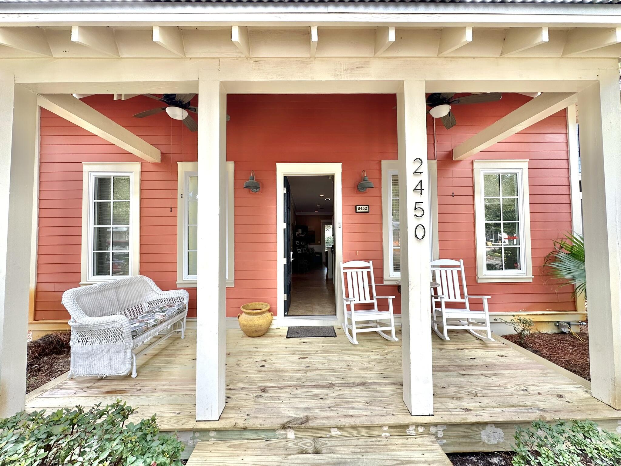 How long has it been since you have come across the best deal in any given neighborhood?  Here is your chance to capture the best deal in Bungalos at the Sandestin Golf & Beach Resort.  You are going to be thrilled with this impressive 4-bedroom, 4 bath home featuring a covered front porch, a first-floor coastal-style living area, updated kitchen and a screened back porch for those relaxing moments to reflect upon how much you enjoy being here.  Upstairs, you will appreciate and enjoy the spacious second floor living area, with all new wood plank flooring. And for thrills, be whisked away by your choice of 4-or-6-seater golf cart to cruise the resort from Beach to Bay and all the retail & dining experiences in between.  Make no mistake, you will miss this if you don't take the first move!