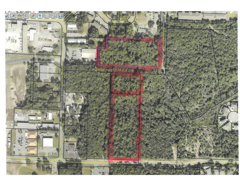 Three adjacent commercial acreage parcels (Parcel IDs 21‑3N‑23‑0000‑0017‑030A, ‑0300 & ‑0310) totaling an estimated 8+ acres, situated in Sandy Lake Estates on Brookmeade Drive, Crestview, FL. Parcel 030A alone offers approximately 3.78 acres, with all parcels zoned for commercial use and located within growing Crestview-Fort Walton Beach-Destin submarket. Excellent potential for large-scale commercial, mixed-use development, or strategic investment. Priced at $1,100,000, this offering is listed under MLS 726968. Easy access to Interstate 10 and regional amenities makes this a rare opportunity to acquire contiguous acreage in a prime expansion zone.