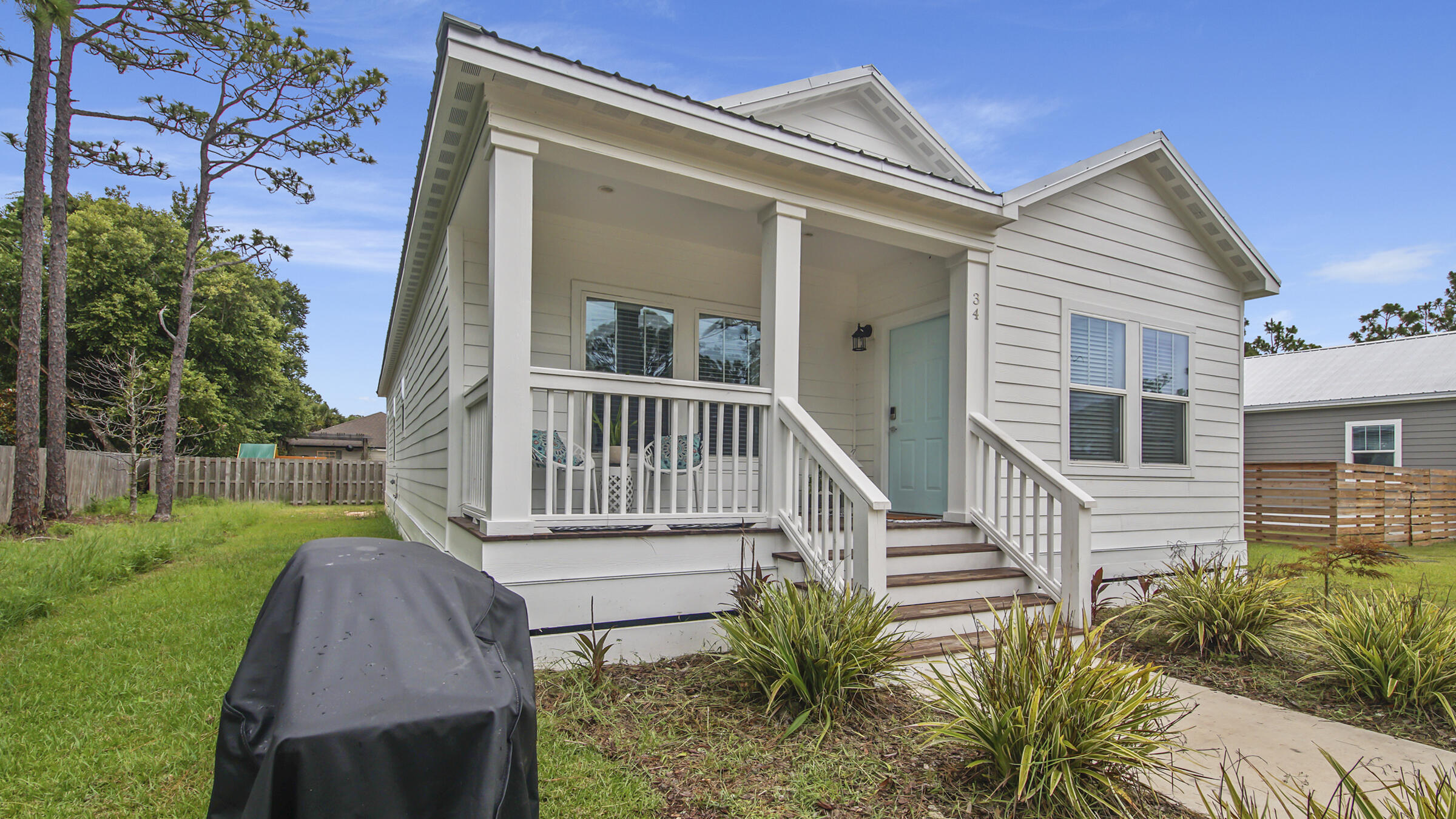 * Multiple offers received, highest & best due by 6PM, Saturday 7/2 *  This 4BR/2BA cottage is being offered turnkey and fully-furnished, and has a strong rental history in the short time it's been rented.  Great for primary, secondary, or rental home, just a few short steps to the Bay and a quick 5 minute drive to the closest public beach access on 30A.   This home was constructed with a maintenance free lifestyle in mind - hardie board siding & metal roof, and is located on a generous sized cul-de-sac lot.  Enter through the covered front porch into an open floorplan with large island kitchen with bar, no carpet anywhere, and a fantastic floorplan with 4 Bedrooms, INCLUDING a BUNK ROOM with DOUBLE bunks!  Come enjoy the Florida Panhandle lifestyle at an affordable price!