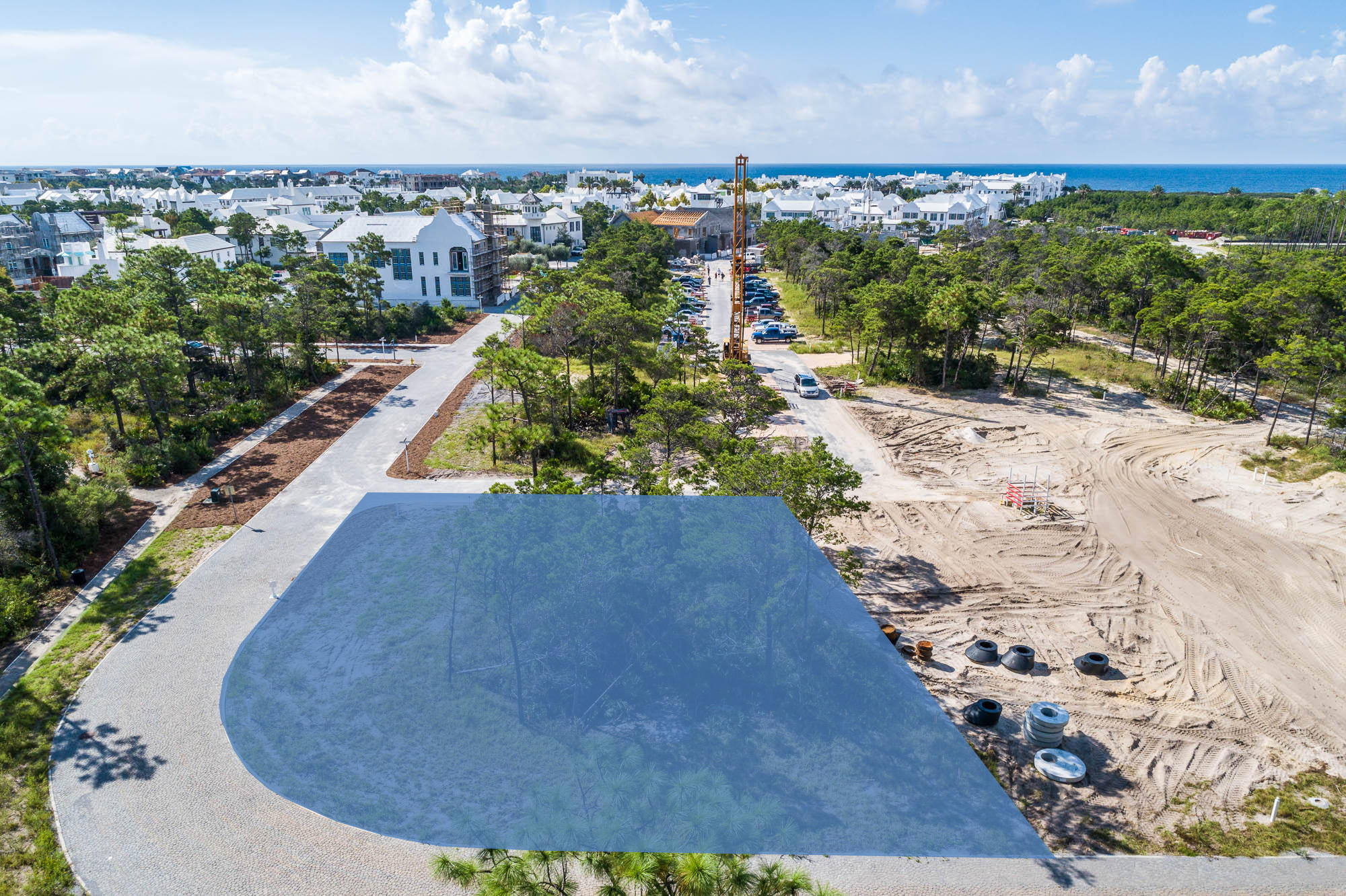 Entered for comp purposes. Large corner homesite on north of Highway 30A.