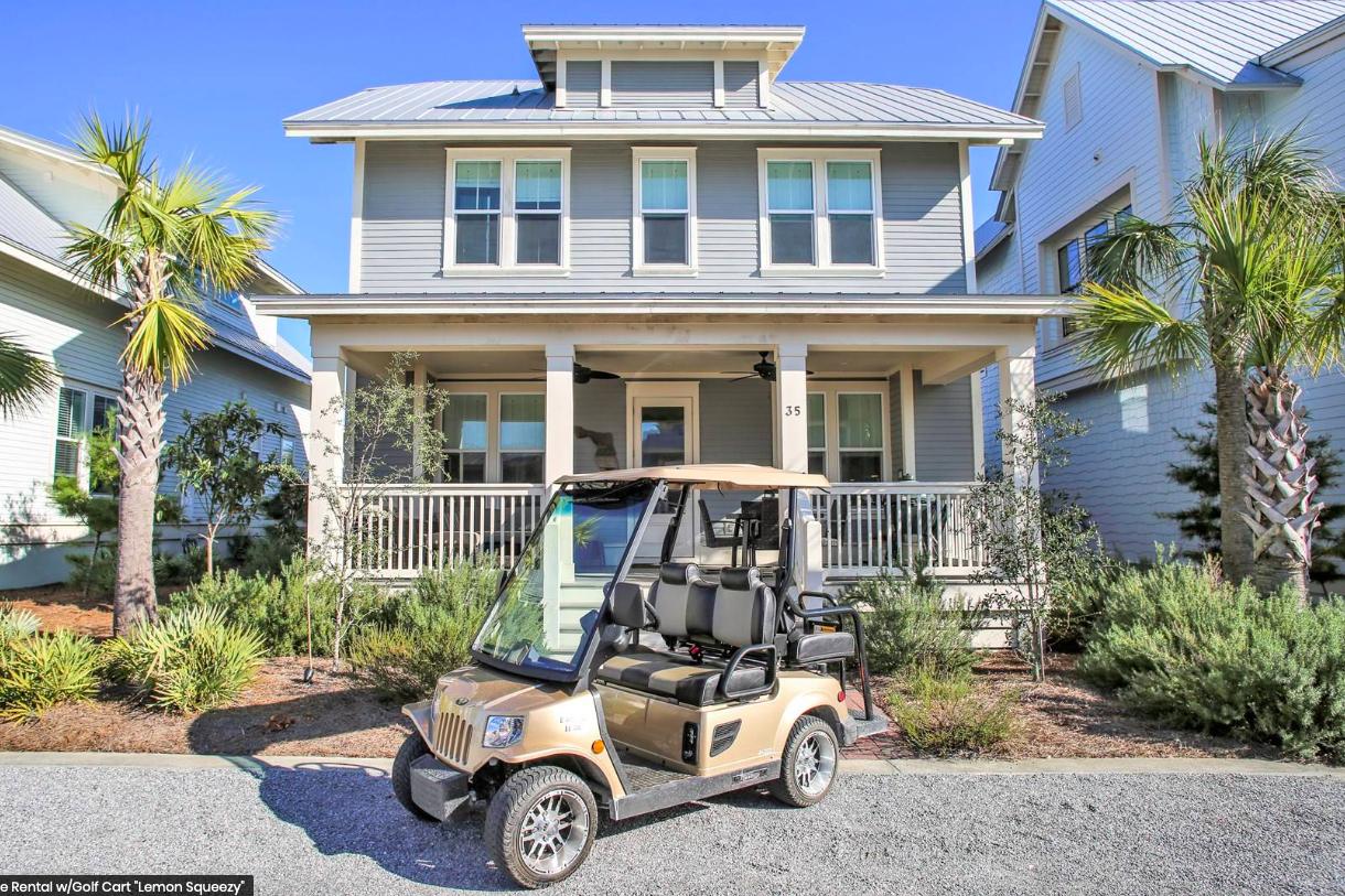Located in Prominence, 30A's newest town, this 5 Bedroom, 4.5 Bathrooms beach home is only an enjoyable and easy golf cart or bike ride to the Emerald Coast.
Expertly designed and decorated with a natural color palette, and open airy atmosphere, the home allows for the perfect beach retreat as a rental property or primary home.
Enjoy a gourmet kitchen with thoughtfully designed finishes, spacious living area, main level master bedroom, and additional bunk room for guests.
Families can also enjoy the close proximity to the amazing Prominence community amenities. The 5,000 sq. ft. zero entry pool is surrounded by a large pool deck, with plenty of seating. Experience this fantastic beach home and all it's newest 30A community has to offer - It's a must see!