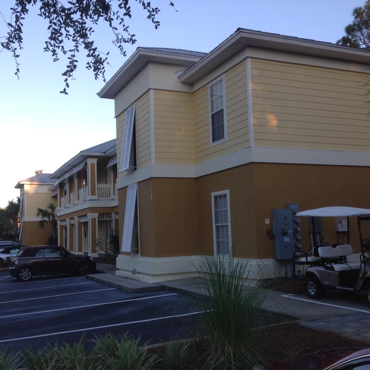 PRIDE OF OWNERSHIP! Own a Condo in SANDESTIN GOLF & BEACH RESORT FOR UNDER $200K. First Floor Condo so easy unloading groceries and walking your Pet. As an Owner you are Allowed 1 Pet. Large Covered Back Patio with entrance from Bedroom(Double French Doors) Living Room(Sliding Glass Doors) and off Dinning Room(Double French Doors). This covered Porch can be screened in for Insect free nights enjoying the Florida Breezes. Overlooks the Woodlands for a Private, sheltered setting never to be built on. The Bedroom offers a High ceiling and the Spacious Open Living Room a Tray Coffered 9' Ceiling. A nice Dinning Area as well as a Breakfast Bar. Kitchen is User Friendly with Newer Stainless Steel Appliances, Corian Counter tops and glass back splash with Track Lighting. Golf Cart Community and you Have your own Space with Power Hook Up.Golf Cart to the Community Pool, Exercise Room, Tennis Courts or to Baytowne Warf that houses Restaurants, Bars, and Much More! Tile Floor throughout except for the bedroom. Building and Landscaping Maintenance taken care of for you. Buyer to verify all dimensions and any information deemed important. Make it your First Home or Vacation Getaway Today!