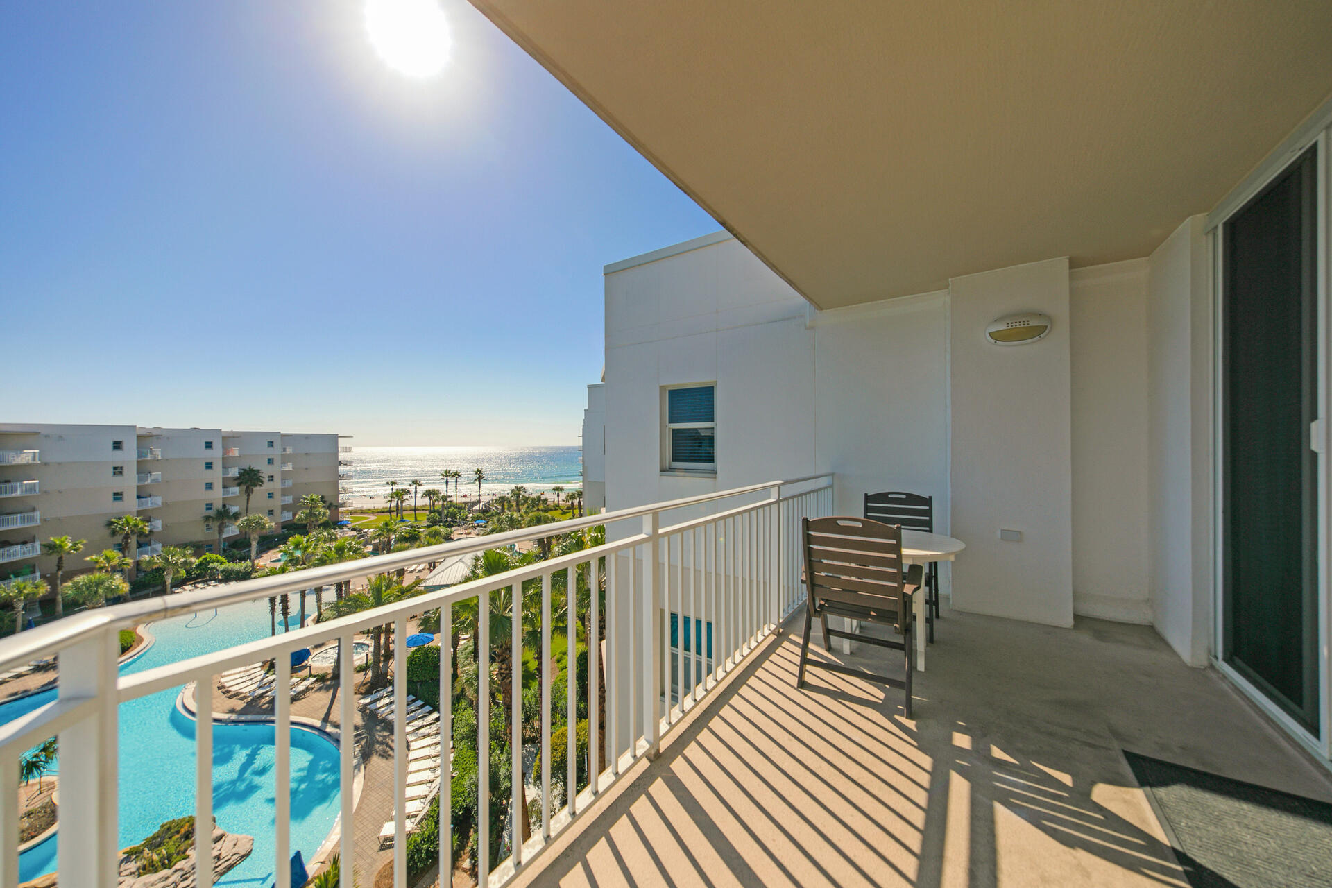 You don't want to miss the opportunity to purchase a stunning beach getaway- B616 at Waterscape! Prime TOP floor site allows you to enjoy the lush landscaping and gulf views from your private balcony! Indulge in Waterscape's impressive amenities then break away from it all to enjoy the seclusion of your own condo! This 1 bedroom, 2 bath condo comes fully furnished with granite countertops, stainless steel appliances, and a brand new washer/dryer. A beautifully landscaped courtyard includes two hot tubs and three resort-style pools, plus a Lay-Z-River and a 10-foot waterfall. Throughout the courtyard area are BBQ's with gas grills, multiple pool decks, children's play area & a kid's pool. Come check out all Waterscape has to offer today!