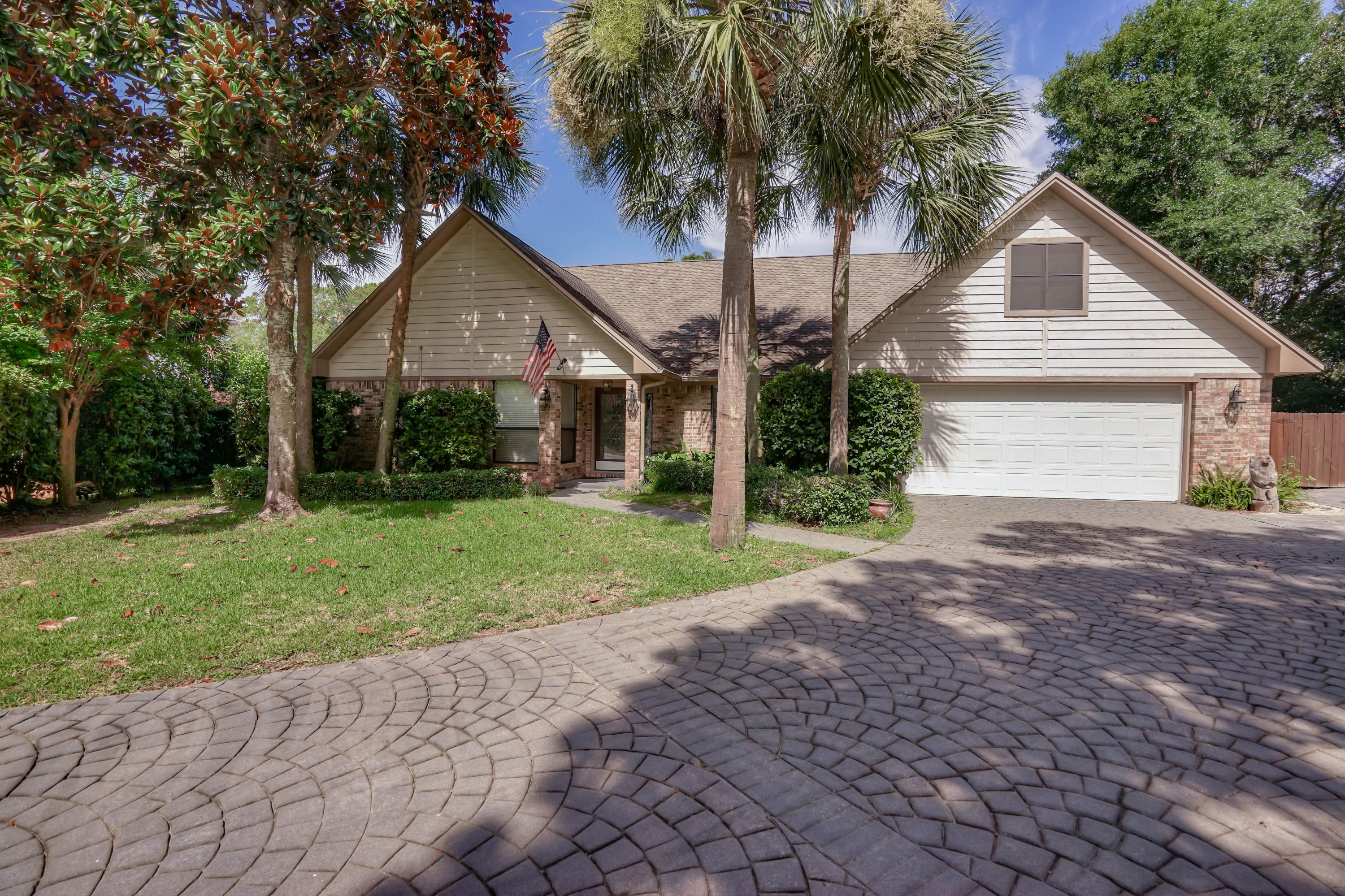 UNDER CONTRACT...Backup Offers being accepted. Your personal oasis is ideally located in proximity to both Eglin and Hurlburt. With four bedrooms, a bonus room, a dining room, a Florida room and a gathering room you'll enjoy spacious living. Relax by the cozy fireplace or in the media room. The backyard has had extensive work done and has room to park your boat or trailer inside a fenced in area. Enjoy Florida living by your pool, while you watch the golfers or join them on the course for a round or two. Other features include an outdoor shower with hot and cold water and outside access to storage above the property. Updates include paint,  tankless water heaters, flooring and more (please see Updates list under Documents). The garage has ample storage and a workbench. MORE.. Excluded from the sale are the movie screen in the media room, refrigerator in the Florida room, all curtains and the washer/dryer. Please practice COVID protocols.