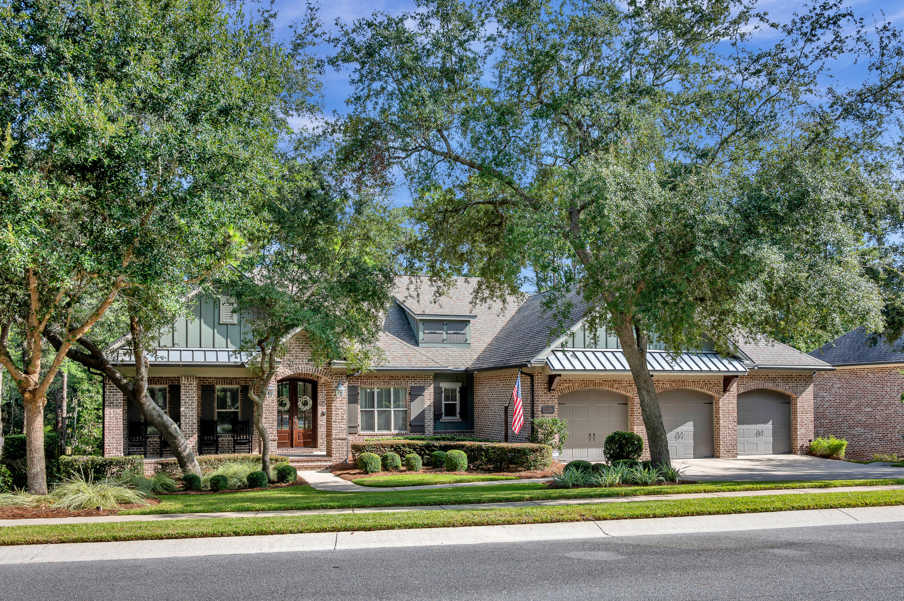 Welcome to Your Dream Home...
Looking for a Randy Wise walk out basement home?  You have found it, nestled in the prestigious Swift Creek neighborhood, and meticulously maintained. Built in 2013, this stunning home offers a unique blend of elegance, functionality, and natural beauty. Located on over half an acre of land, this property boasts privacy with a picturesque natural area bordering Jason's Trail and a tranquil creek, creating an oasis of serenity. As you step through the magnificent 8' Mahogany double doors, you'll be greeted by an inviting interior that exudes warmth and sophistication. The main floor features a spacious living room, a beautifully appointed kitchen with custom cabinetry. The kitchen comes complete with a copper farmhouse sink, tile backsplash, GE Profile designer range hood, granite countertops, a 36" gas stove, and a wine fridge/bar area - perfect for culinary enthusiasts and entertainers.
The main floor also includes a breakfast nook, a formal dining room, a luxurious master suite, a convenient powder room, and two additional bedrooms with a full bathroom. A well-equipped utility room ensures daily chores are a breeze.
Venture downstairs to discover a walk-out basement that is nothing short of extraordinary. This versatile space offers separate living quarters complete with a kitchen, a spacious living room, a recreation area, a bedroom, and a full bath. Additionally, you'll find a home office, a workout room, a safe room, and a generously sized heated and cooled area that can be transformed into a bedroom, another full bath, and additional flex space to suit your needs.
Swift Creek residents enjoy access to a wealth of amenities, including a clubhouse, pool, tennis courts, a half basketball court, and the picturesque Jason's Trail. Swift Creek also features a serene pond, a vast grassy area, and a charming gazebo. Located in desirable Niceville, this property offers quick access to the bypass for easy trips to Destin and the stunning Emerald Coast beaches.
Don't miss this incredible opportunity to own a meticulously maintained, spacious, and private home in the coveted Swift Creek neighborhood. Schedule a viewing today and make this your forever home.
