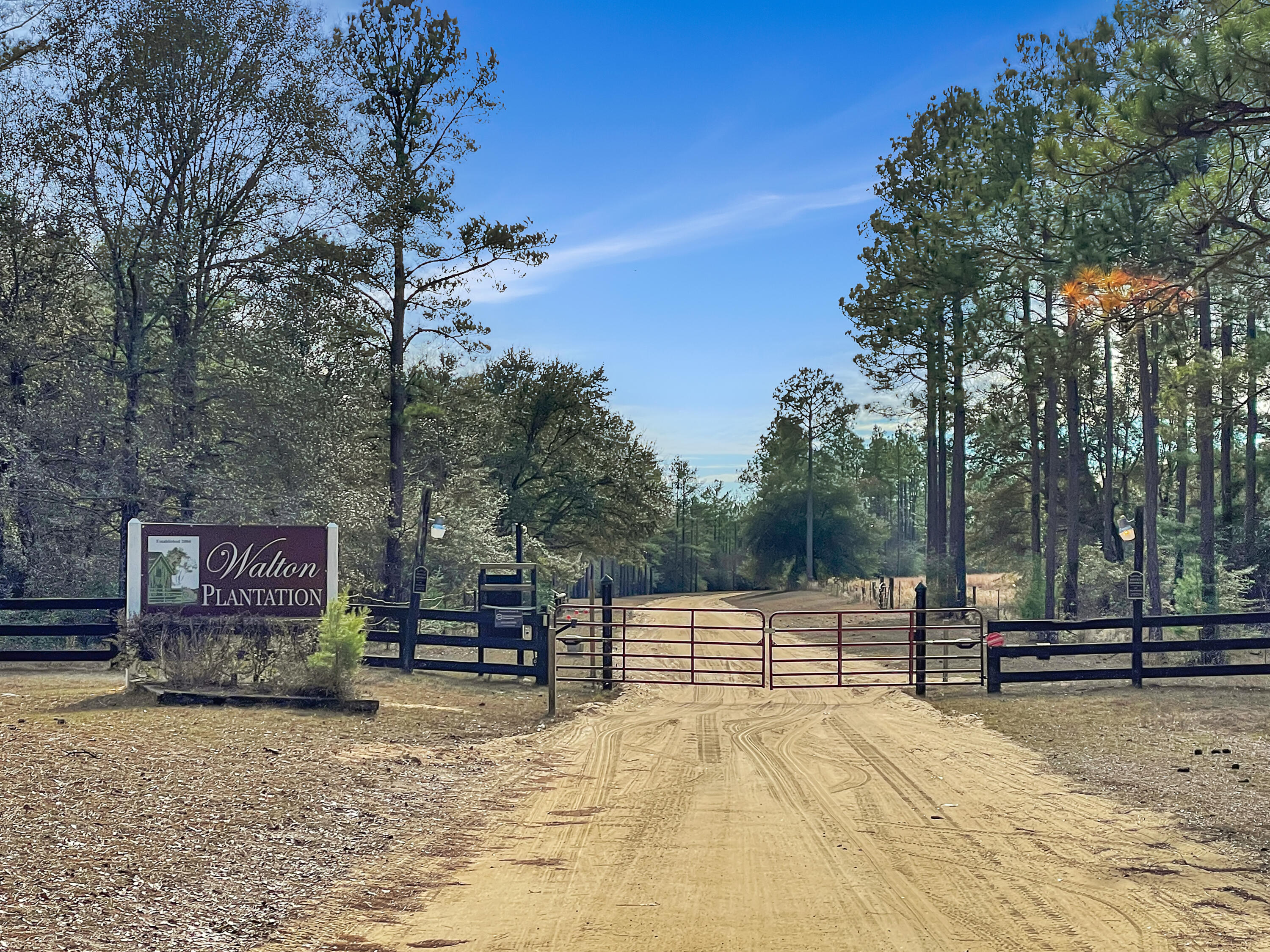 Escape to the quiet & serenity Walton Plantation offers and enjoy your own piece of paradise in a gated community. In addition to your lot, each property owner has access to approx. 4,000 acres to hunt, ride trails, shoot, fish the community pond, and more. Schedule your showing today!

Electric access at the road