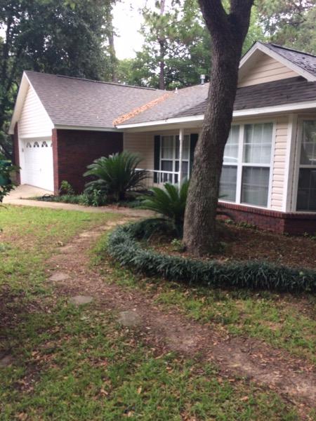 Call to see this 4BR/2BA home located south of I-10The kitchen has plenty of storage as well as a pantry and includes refrigerator! Relax in your new living room in front of the gas fireplace. The fourth bedroom (with French doors) could easily be used as a den or study. There is floored attic storage above the garage. There's a 10 x 10 patio in the privacy fenced back yard. Mature landscaping already in place. Come see this home today!