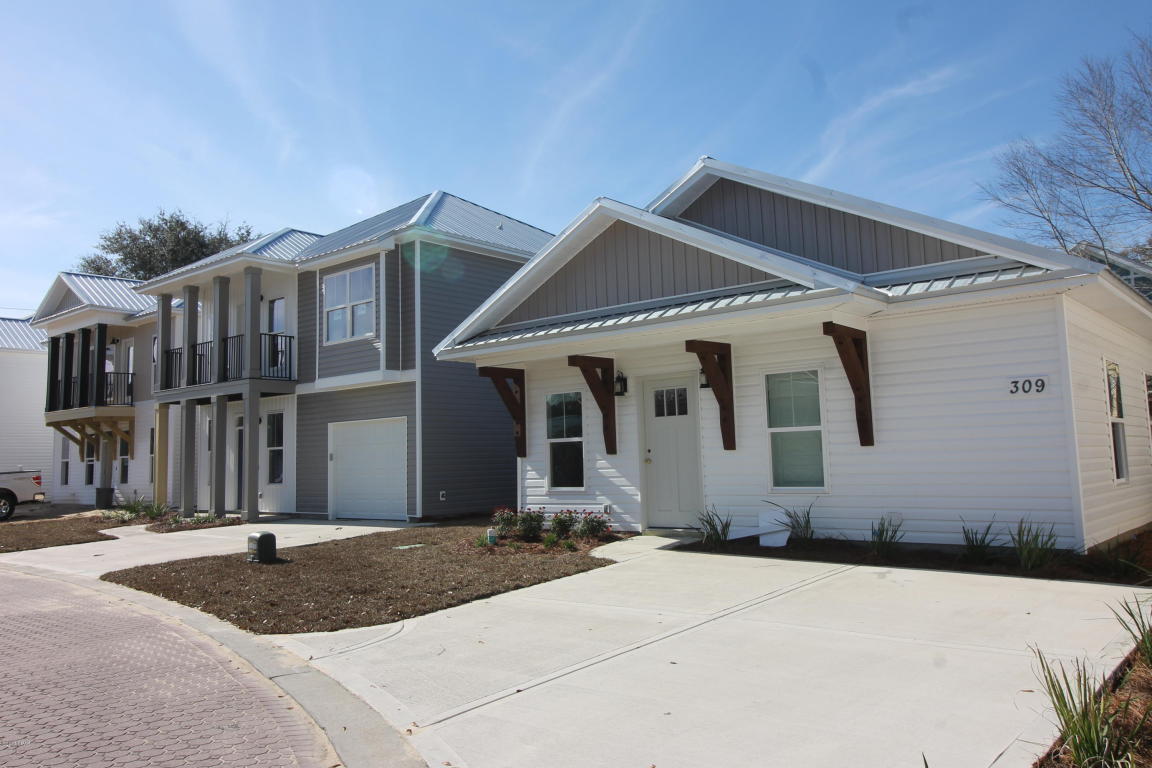 Stunning new construction, close to Tyndall AFB and perfect for that small family or couple looking to down size. All homes will be built with similar finishes, custom cabinets, new vinyl plank wood looking floors, new carpet in bed rooms, tile in bathrooms, Neighborhood offers paver streets and driveways & Park areas. These homes are energy efficient and will save you on your utility bills. These homes have metal roofs and low low energy bills. They are perfect for first time home buyer or for an investor looking for cash flow... These will. Come by and see our model home today