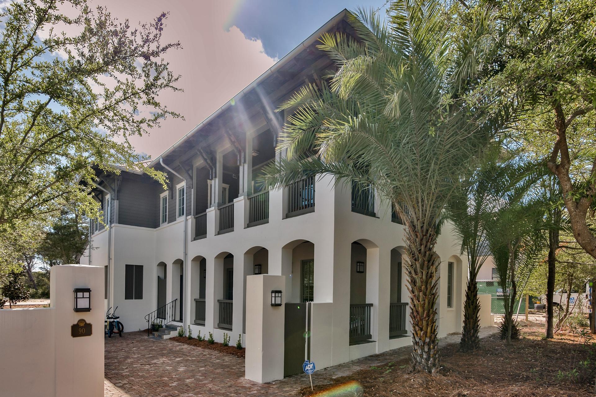 The Pinecrest community, is a quaint, quiet gated neighborhood has 12 homesites within its circle, and is located just a short (.18 miles) walk from the gorgeous, white-sanded beaches. It is uniquely located steps from Rosemary beach where you will find outstanding shopping,restaurants and beach access. This home has a GREAT floorplan for families! Five bedrooms including a LARGE first floor master with a reading nook and screened porch! Large open living/kitchen and dining will accommodate the entire family after a day at the beach. Join this private gated enclave on 30-A! Buyer is responsible for personally verifying details about this property. Any information contained in this listing is believed to be accurate but is not guaranteed.
