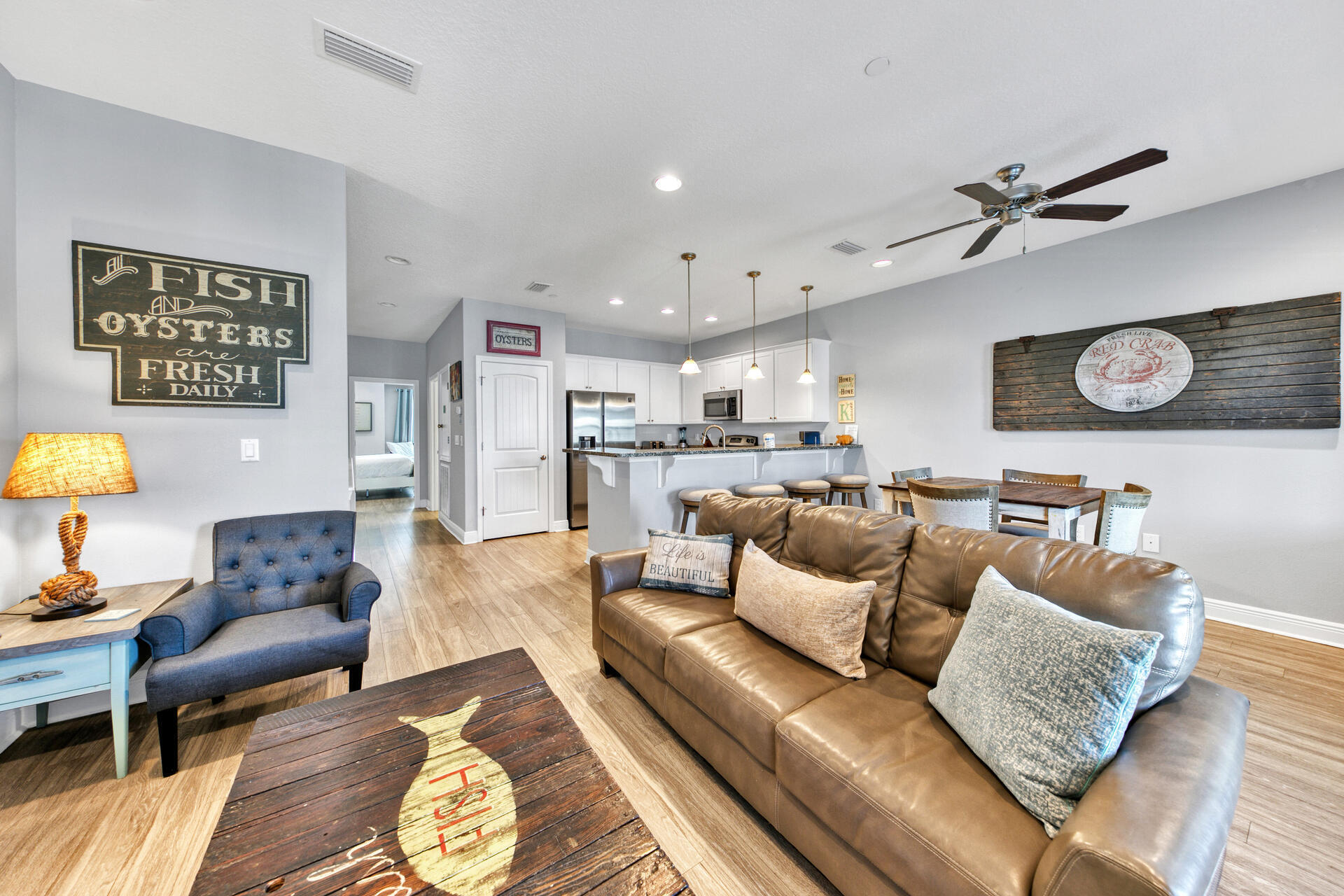 Do you want to be close to the beach but also close to all of the attractions that make Destin so special?  THIS is the property for you!  One Twenty Five Crystal Beach Drive is perfectly positioned between the sugar sand beaches of the Gulf of Mexico and the award-winning Destin Commons.  Located in close proximity to numerous shops, restaurants, a movie theater, bowling alley and so much more.

Built in 2016.  Actual rental history for 2021 of approximately $58,000.  This 3 bedroom, 2 1/2 bathroom townhome is being sold fully furnished and completely turnkey.  It would make for an excellent investment property, 2nd residence, or primary residence!  Call today to arrange your private showing.  This will not last long!