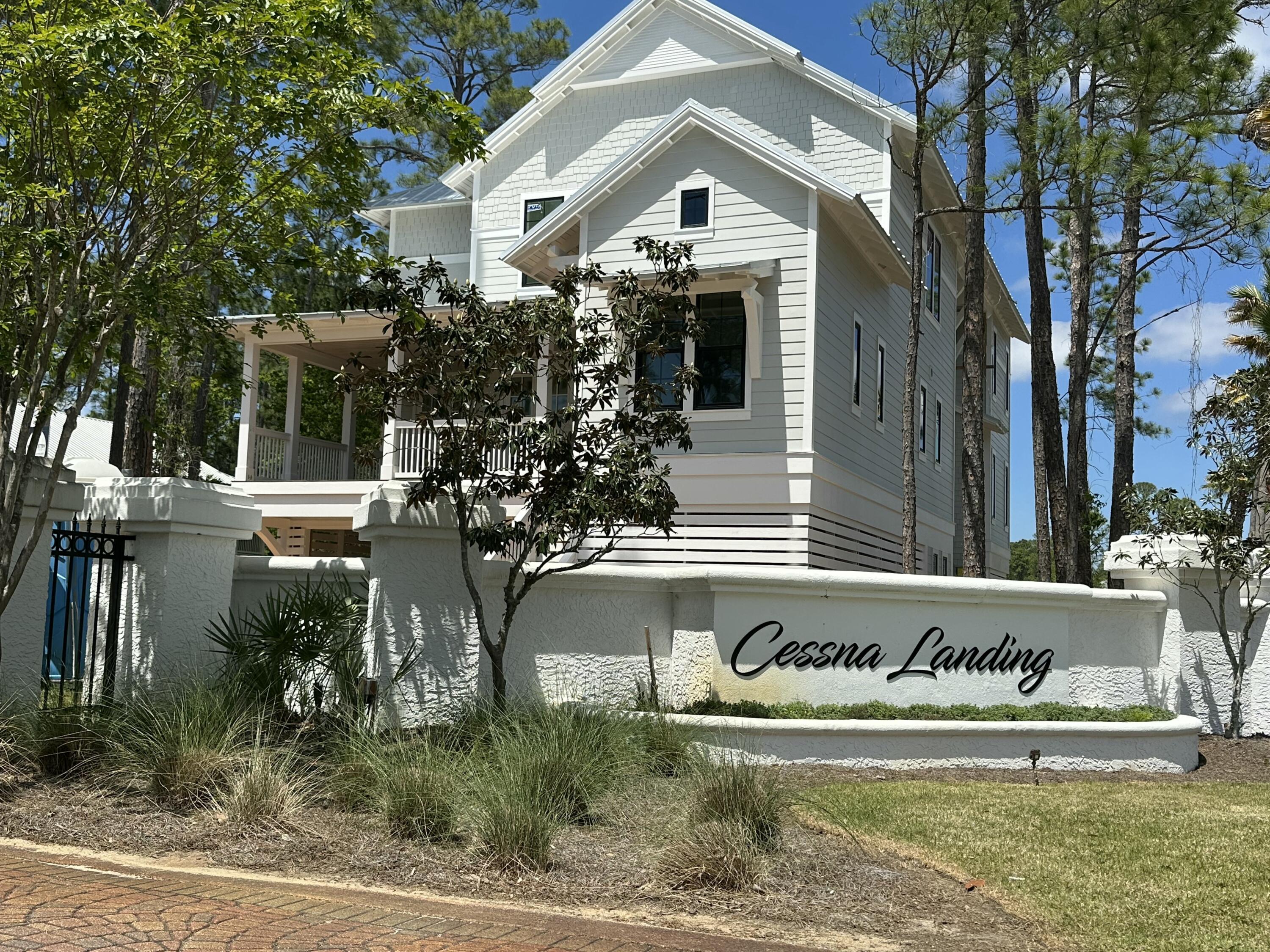 Welcome to Cessna Landing~ An absolute dream for any outdoor or boating enthusiast! This gated community features underground utilities, natural landscaping for easy maintenance, a highly-desirable community pool and dock for water activities.

This beautiful home is nearly done with construction and has an incredible floor plan. 4 Bedrooms, 2 Bonus Rooms, 3.5 Baths breathe sunshine and chill vibes. The ground floor includes an extra large garage/covered carport area, able to fit 4 cars, watercraft, and/or golf cart(s).
The kitchen is outfitted with impressive Wolf appliances and granite counter tops. Millwork Cabinetry lines the kitchen and thoughtful space has been added for pantry storage. Wood floors throughout the home with ceramic tile in the bathrooms and laundry room. (...) Just off the kitchen and dining area is an amazing 9ft x 6ft screened in porch with plenty of room for a breakfast table or entertainment seating to leisurely relax among the natural surroundings. 
There is also space built in for an elevator shaft, a possible future elevator installation. Elevator is NOT included with home purchase.

Less than 10 minutes to the Gulf, and just take a right out of the neighborhood and travel 2 minutes down the road & access the Cessna Landing Boat Ramp- which is also a great amenity for those who wish to fish, boat or enjoy water adventures year-round! A little fenced-in playground hosts the kiddos while you (un)load your boat or equipment. You've got to come and take a look for yourself. The serene setting that makes a house feel like a home is just within the gates of Cessna Landing and can be easily toured today!