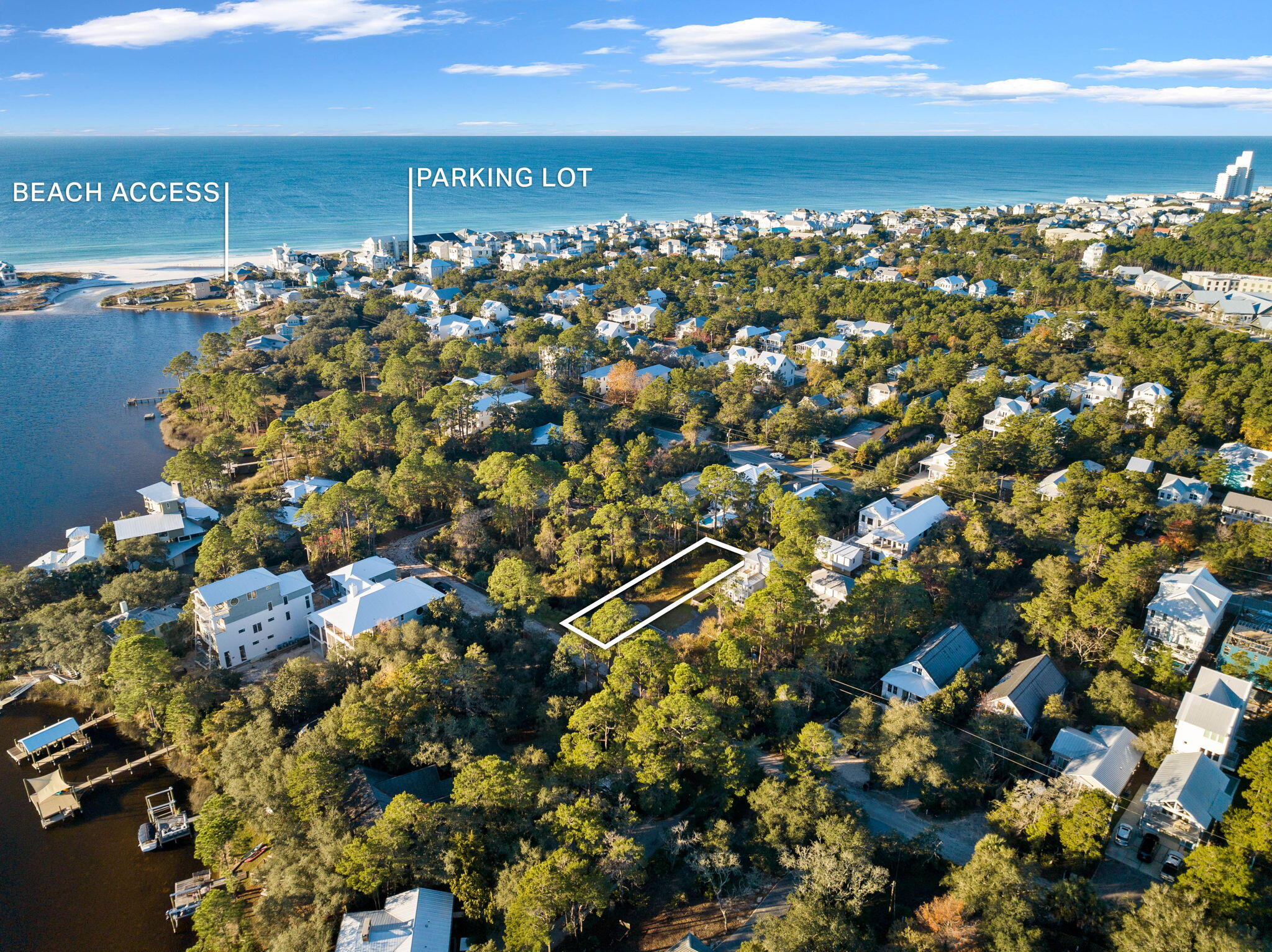 A rare opportunity to own a large, 50x150 homesite that is South of 30A in Seagrove Beach. With no HOA, this lot offers endless opportunities to design a home that fits your family's needs. The lot has been already been permitted with the DEP until 04/06/2027.

Nestled on the south side of Scenic Highway 30A, the sought-after area of Eastern Lake offers close proximity to both beach and lake access, as well as a short distance to Greenway Park and the 'new town center,' featuring Wild Olives, Canopy Road Breakfast Cafe, Turbo Coffee, Local Cantina, Pecan Jacks, Jonah Allen Art Gallery, local boutiques, and State Forest access.