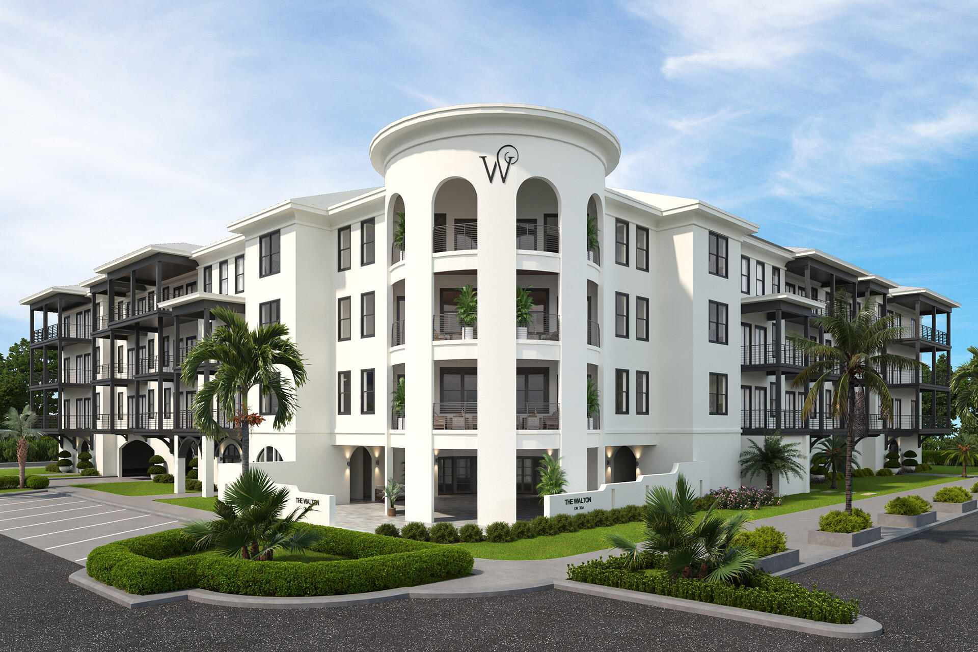 Welcome to The Walton on 30A, a brand-new, exquisite development at the corner of South Hwy 393 and Spires Lane in Gulf Place, Santa Rosa Beach, Florida. This luxury four-story condominium features 24 residences across three levels and is just a short stroll from white-sand beaches, vibrant restaurants, and boutique retail shops.

Unit #305 is a stunning three-bedroom, two-bath condo offering 1,616 square feet of refined coastal living. This top-floor, center-unit residence boasts glistening Gulf views and a spacious, columned balcony accessed from the living room. The upscale interior showcases contemporary design with fashionable furnishings, satin nickel hardware, and a soothing coastal color palette. Vacation rentals are permitted at The Walton, providing owners with both a premier beach retreat and a lucrative investment opportunity. As a privileged owner or guest, you'll enjoy access to the extensive Gulf Place amenitiesincluding three private beach accesses, three resort-style pools, hot tubs, tennis and shuffleboard courts, and more. Ideally located on the tranquil western end of Scenic 30A, you're just a short walk from beloved local favorites such as The Perfect Pig, Papa Surf, and Shunk Gulley.

Each residence includes two communal parking spaces behind the building, while a limited number of 12 assigned open-air garage spaces are available for purchase at $25,000. Additionally, 10 private storage units can be secured for $10,000, offering extra convenience for owners. Curated furniture and décor packages, ranging from $60,000 to $75,000, are also available to create a seamless, turnkey ownership experience.

Now is the time to secure your place in this limited coastal collection with completion estimated for Spring 2027.