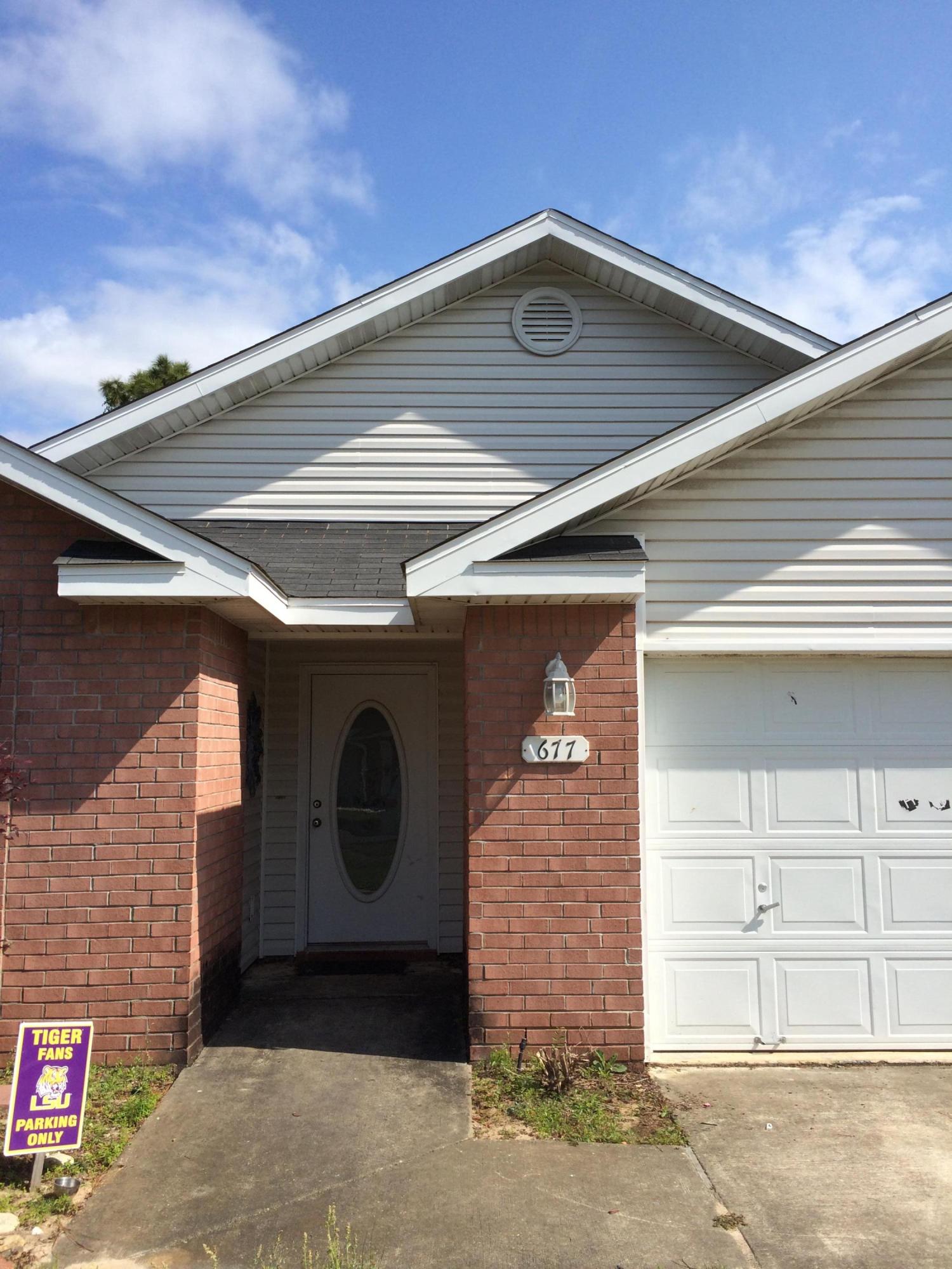 Centrally located within walking distance of Hurlburt Field and only a short distance to Eglin AFB. Shopping, hospitals, and entertainment just around the corner! This large home has been tenant occupied and very well maintained. There are 3 bedrooms along with a formal dining area, great room, and an open kitchen. The kitchen includes a breakfast area! At the front of the home there is an office accessed from either the foyer or the dining room through French doors - this is currently being used as a fourth. bedroom. The split bedroom plan offers plenty of space and privacy for everyone. The Great room, with its welcoming fireplace, is connected to the kitchen - offering a warm gathering place on cool evenings. For sunny days enjoy the privacy fenced back yard! (buyer to verify all