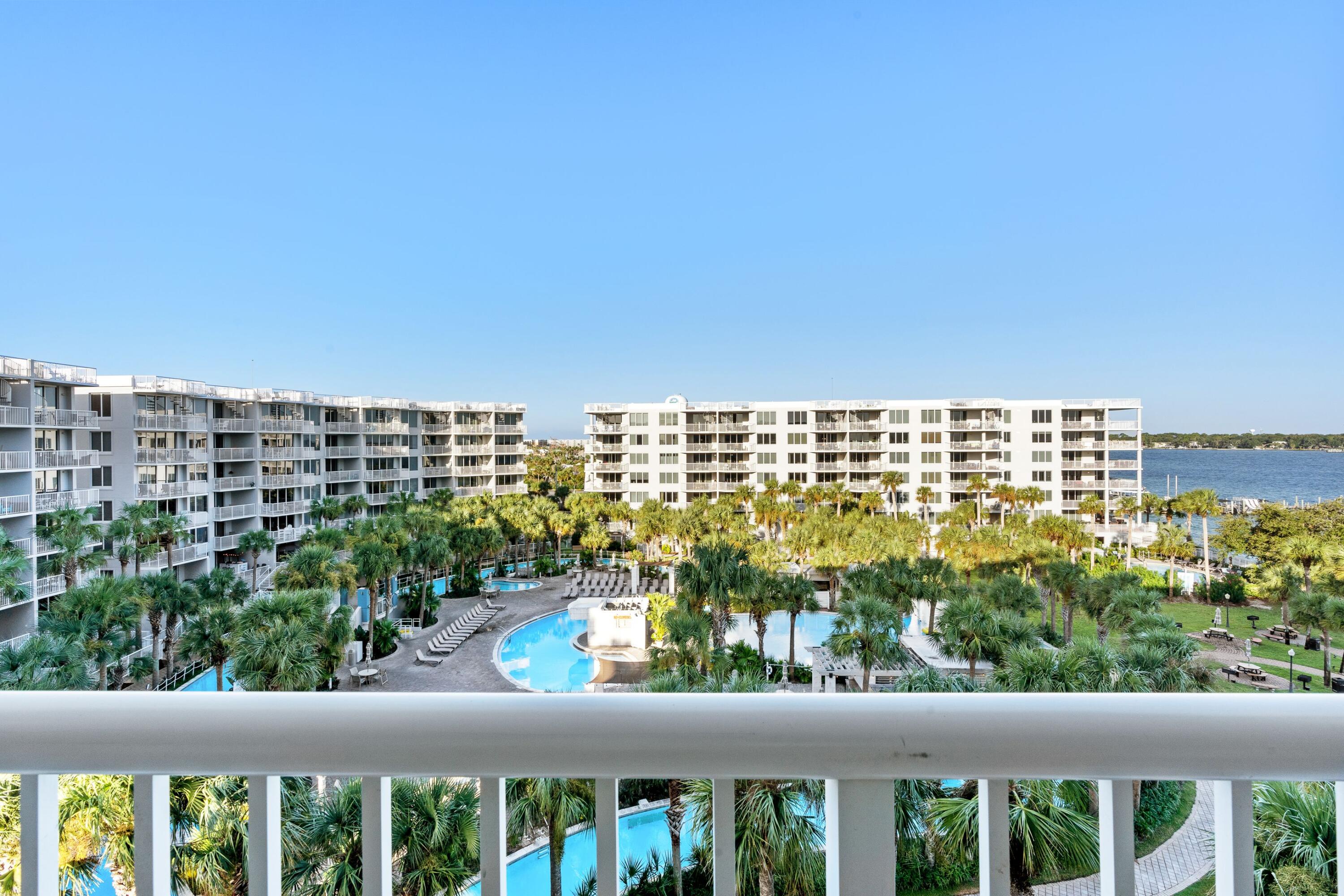 Welcome Boaters to Destin West Osprey Lanai #2. Destin West Beach and Bay Resort the only resort that offers private beach access, bay access, 10 pools, a 700 ft. award winning lazy river, and now a marina! Also next door, the newly built Sunset Yacht Club is home to 144 slips. This spacious unit has breathtaking views of the sound and intercostal waterway, and these sought out lanai units boast a single car garage with direct access to your condo! Relax and take in the spectacular views of the sound, or take the convenient walk-over to the gulf side to enjoy the beach. This unit is updated, furnished and a turn-key vacation rental or second home. Call today!