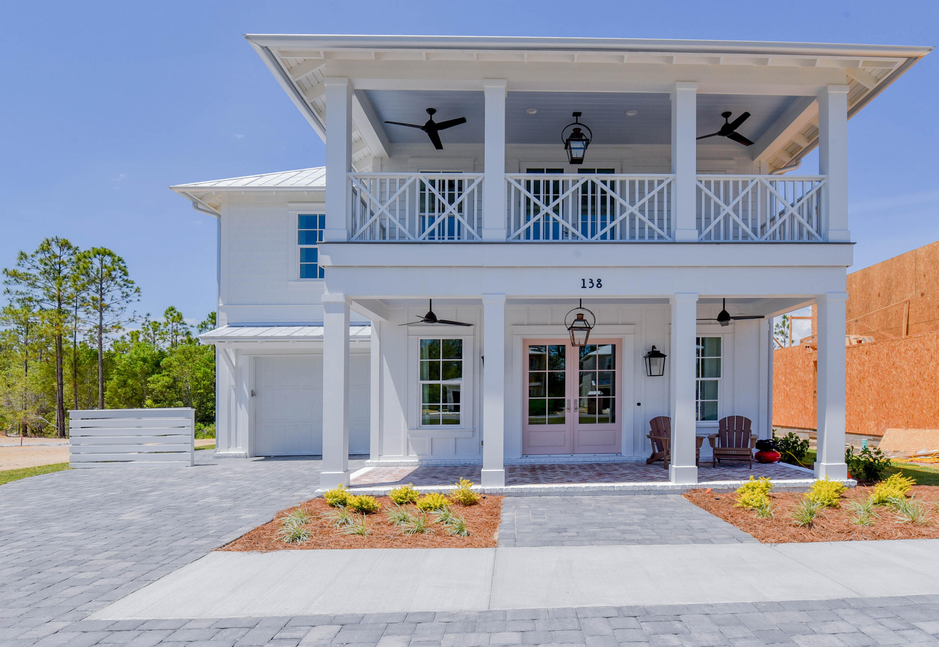 New Construction.  Short walk, bike ride, or drive to multiple beach access points. The Cottage Grove gated Community delivers luxury coastal living with peace and privacy.  Nestled 1 mile off 30a and 1 mile from Hwy 98.  This gated community DOES NOT ALLOW short term rentals!  The exceptional open floor plan provides ample space to entertain and relax.  Do you desire quality?  This home has just that: 2X6 Construction, KitchenAid appliances, brick and fiber cement siding, quartz countertops, engineered hardwoods throughout, soft close cabinets that go to the ceiling, crown molding, large bar with beverage refrigerator, 10' ceilings, 8' doors, and so much more. Screened in back patio wired for your TV.
Community pool, cabana, BBQ grill