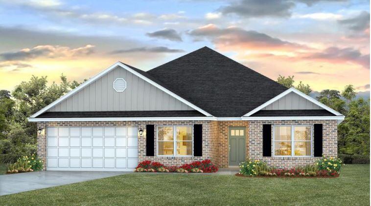 ALMOST COMPLETE & READY FOR YOU. NEW HOME in HERITAGE PLANTATION which offers underground utilities in more rural, natural, wooded setting with larger homesites. The  Sawyer model is gorgeous. A spacious 5 bedroom, 3 bath, fabulous open design, covered patio & 2 car garage. Wood look flooring throughout & PLUSH carpet in the bedrooms. The open kitchen features a large island bar for extra seating, smooth top range, built in microwave, stainless steel appliances, & lg. corner pantry. Nice breakfast nook & separate dining area. Spacious bedroom #1 beautiful adjoining bath offers a double vanity, lg. shower & walk-in closet. VERY STYLISH contemporary home includes: Fabric window/door hurricane protection & the Smart Home 'Connect' system with 
video/camera doorbell, keyless entry & more.
